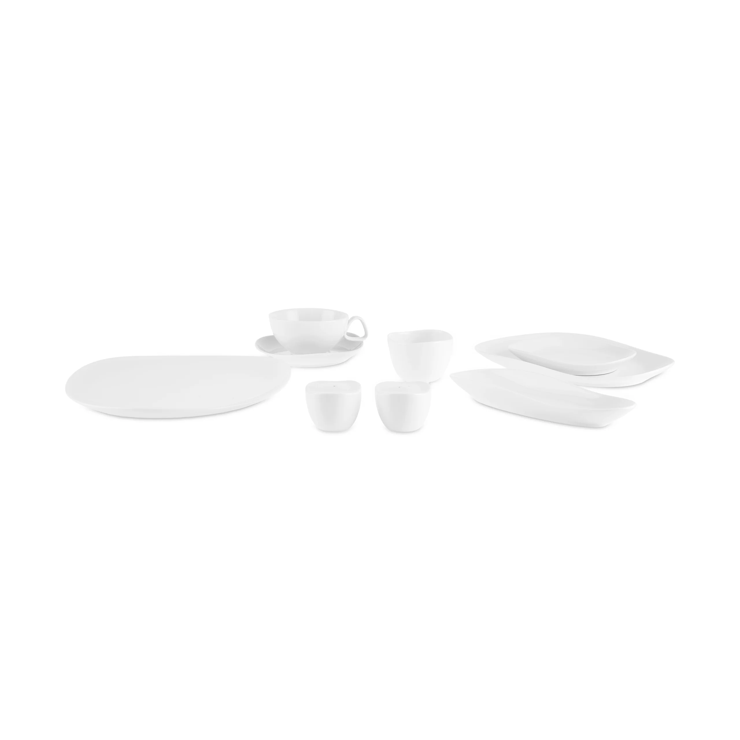 Karaca Stream Bone Middle 34-Delige Ontbijtset voor 6 Personen – Wit - Image 6