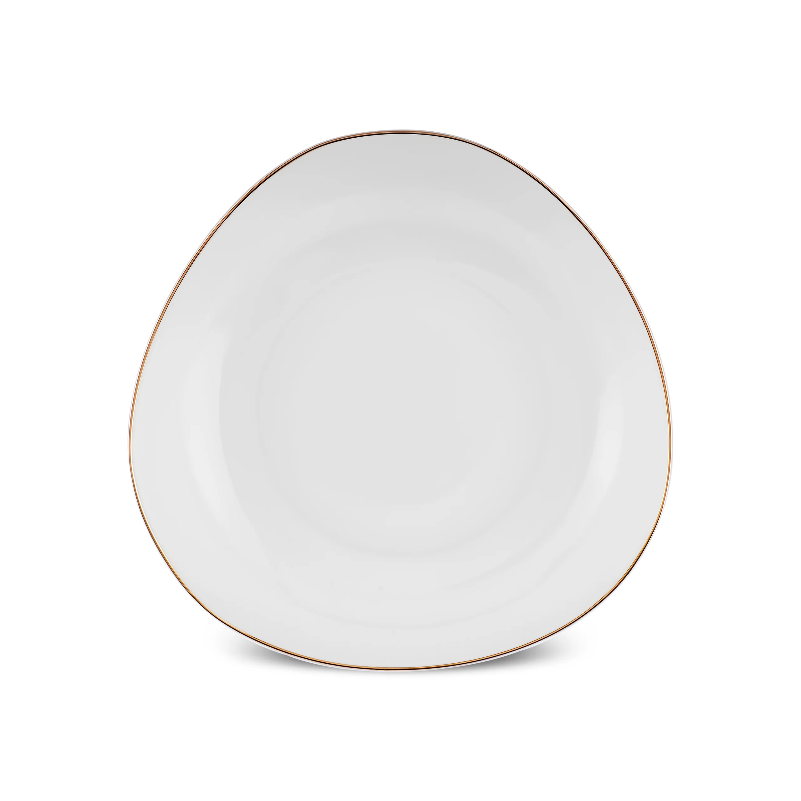 Karaca Stream Bone Middle 53-delige Eetserviesset voor 12 Personen Goud - Image 5