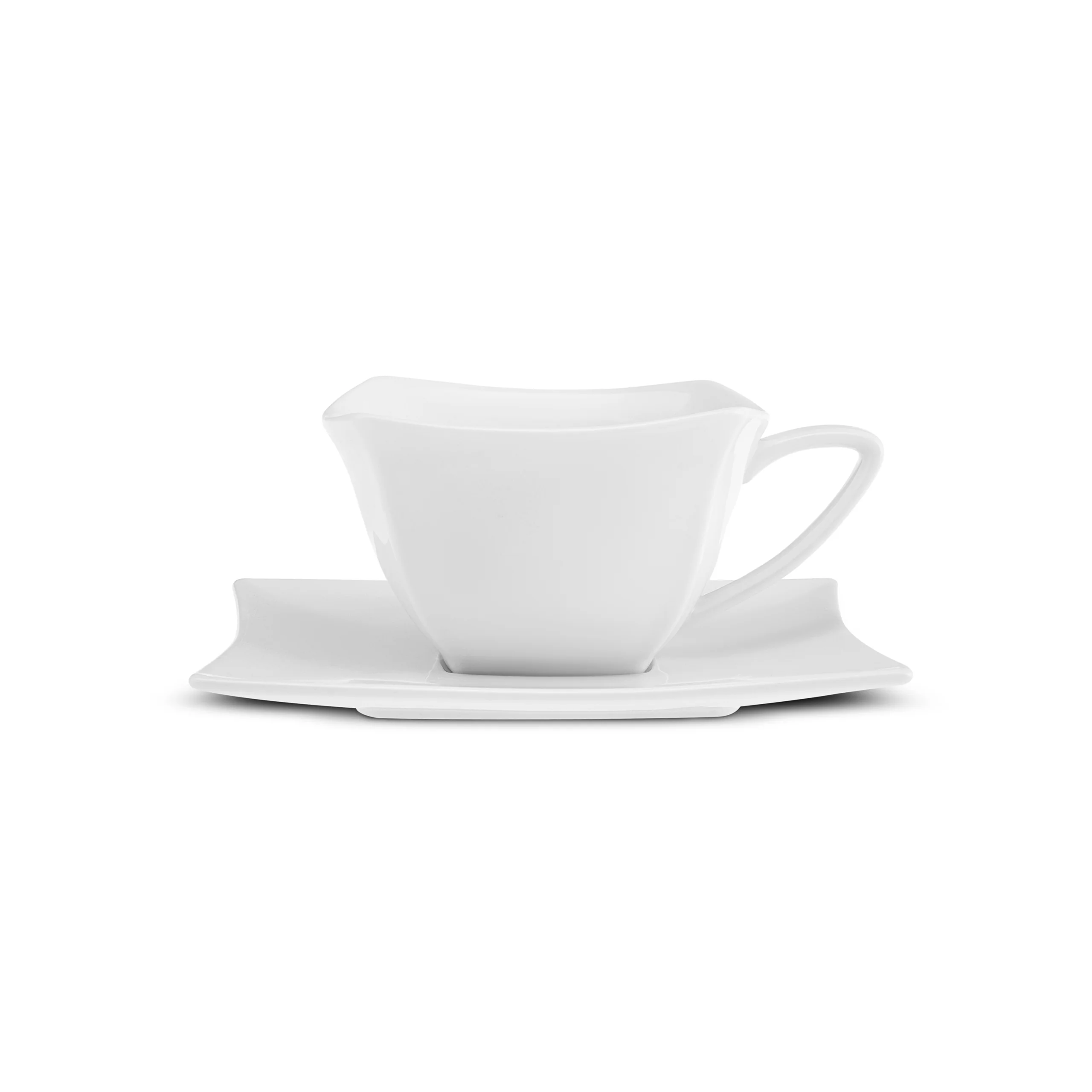 Karaca Stream Pure Perfect Wit 32-delige 6-persoons Ontbijtset Vierkant - Image 15