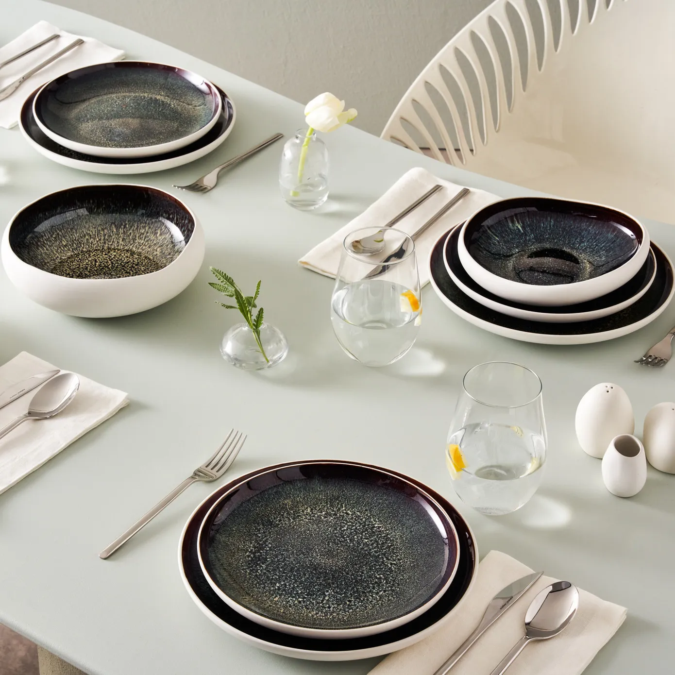 Karaca Streamline Galactic Reactive, 59-delig servies voor 12 personen - Image 2