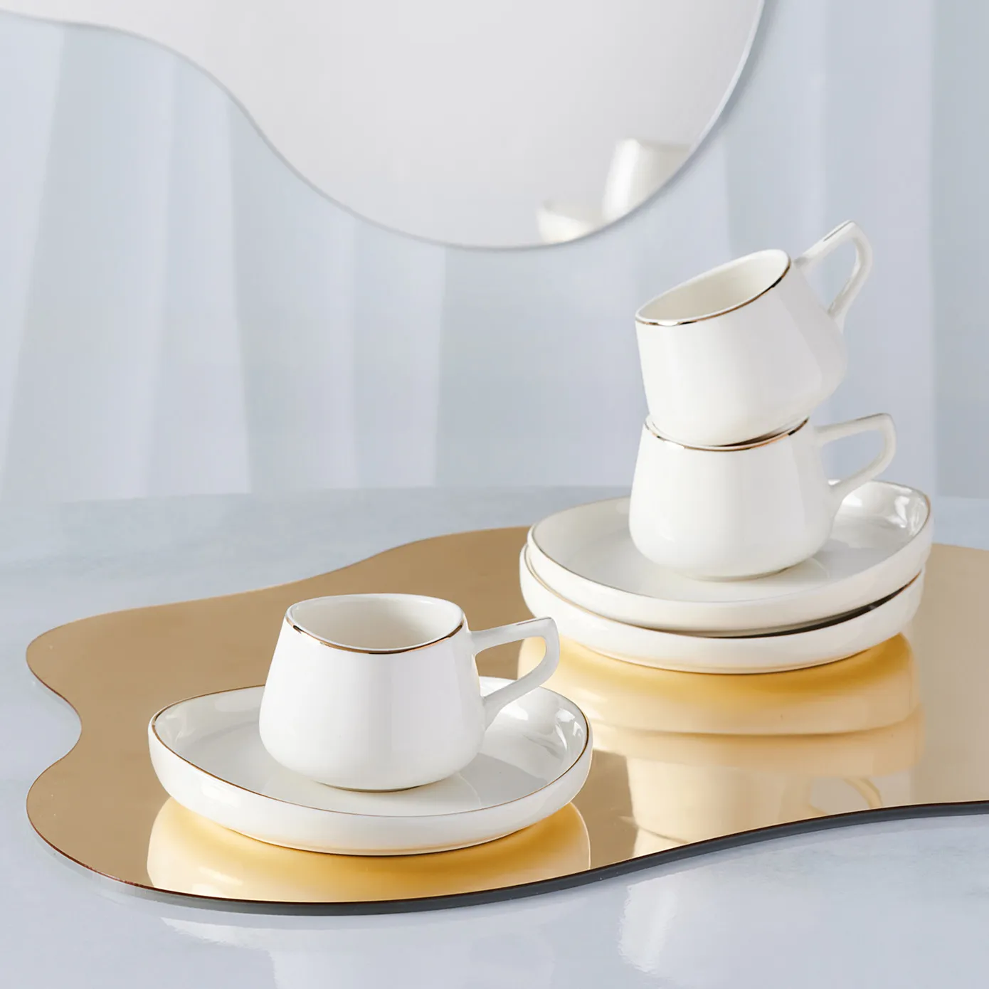 KARACA STREAMLINE HOLE 6 KİŞİLİK 80 ML KAHVE FİNCANI - Image 2