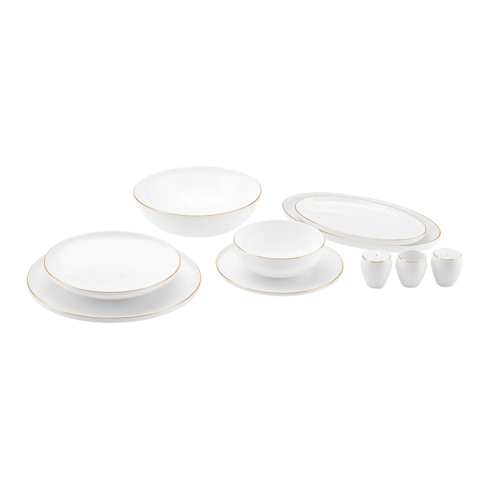 Karaca Streamline Meridian Gold - 59-delig servies voor 12 personen - Image 4
