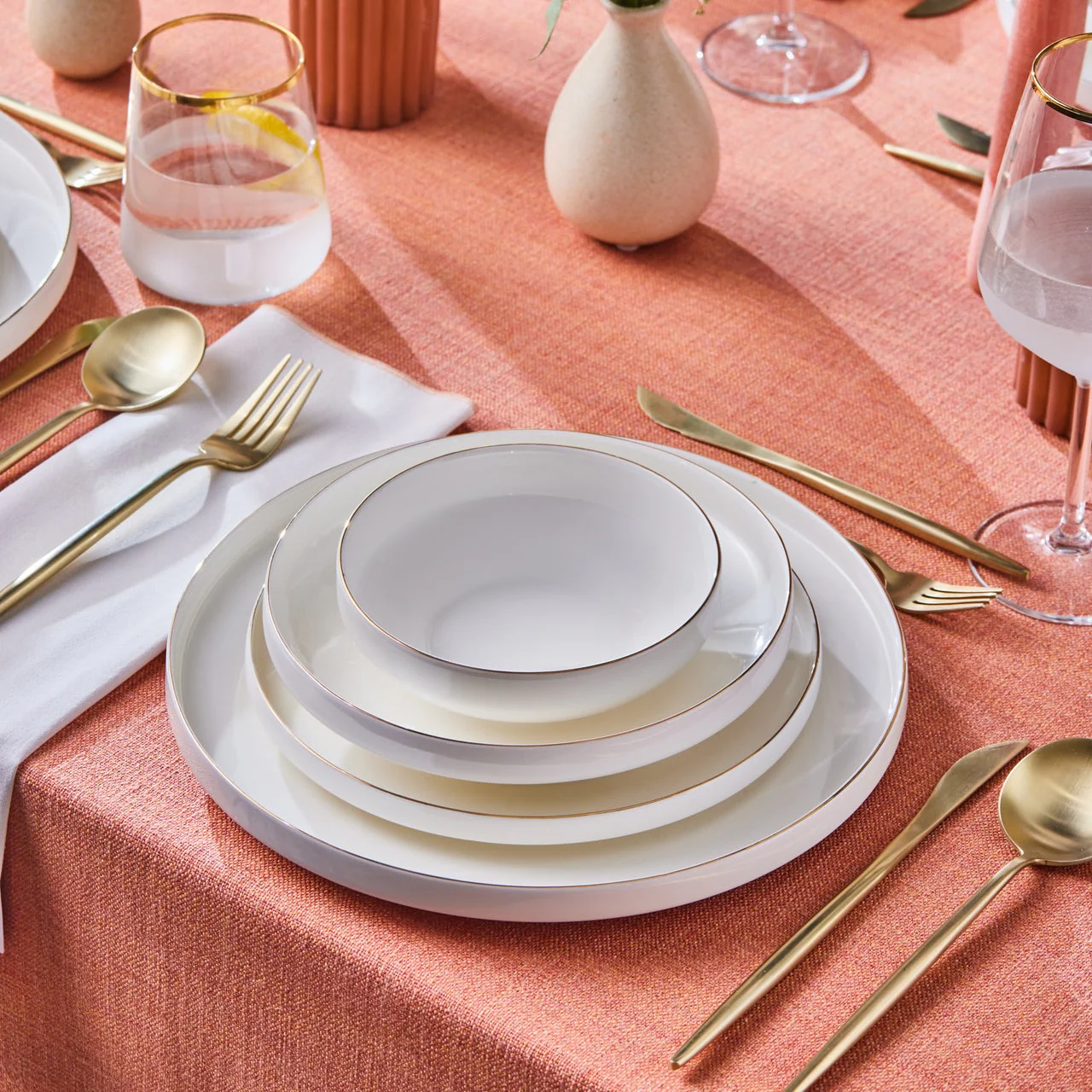 Karaca Streamline New Saturn Goud 24-delige Serviesset, 6 Personen - Image 6