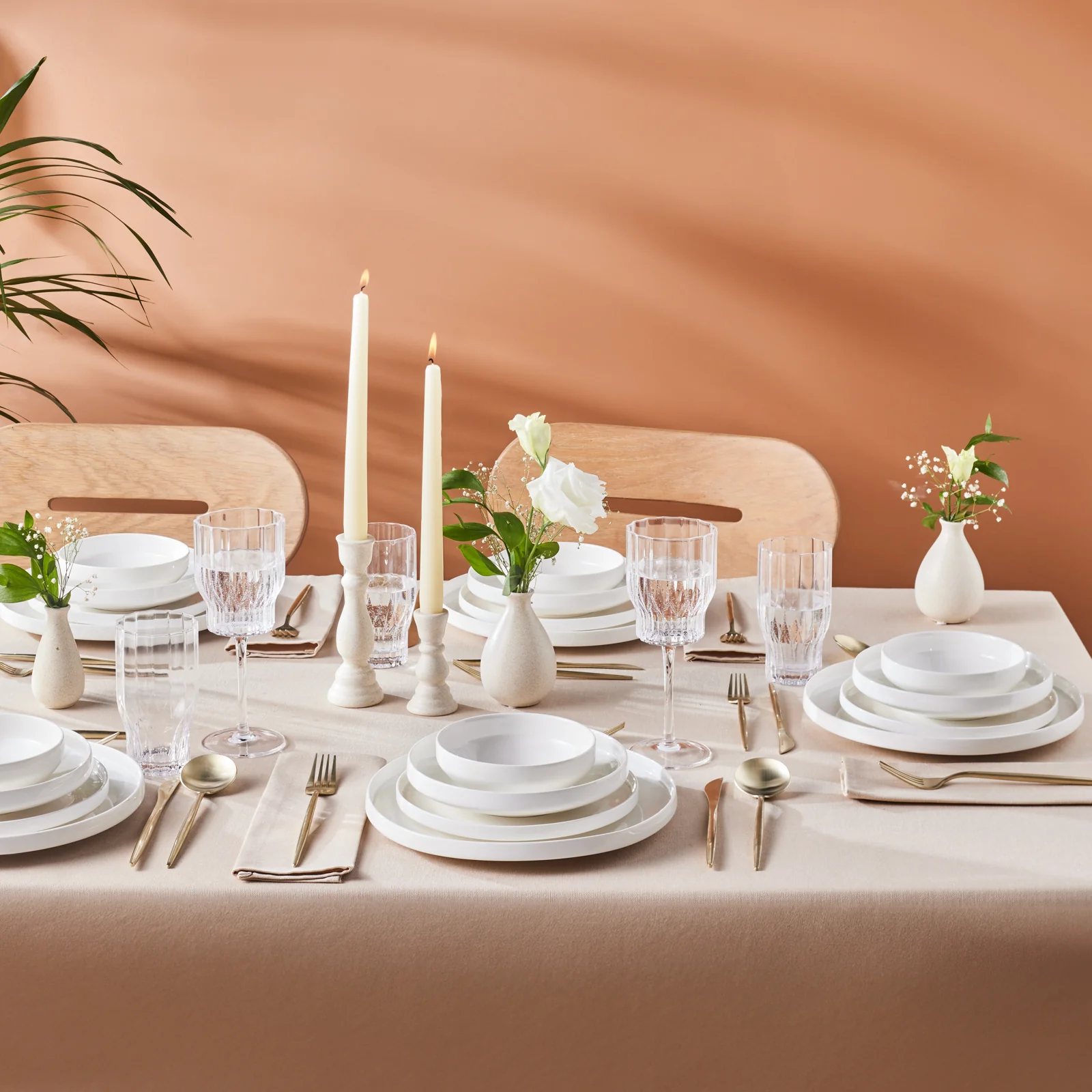 Karaca Streamline New Saturn Wit 24-delige Serviesset, 6 Personen - Image 2