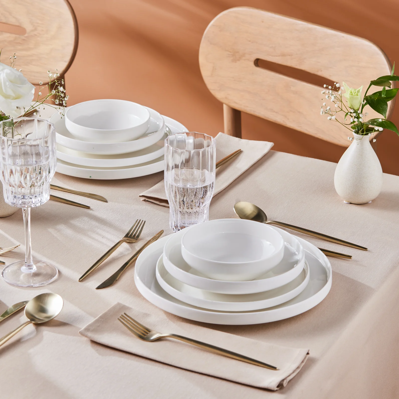 Karaca Streamline New Saturn Wit 24-delige Serviesset, 6 Personen - Image 3