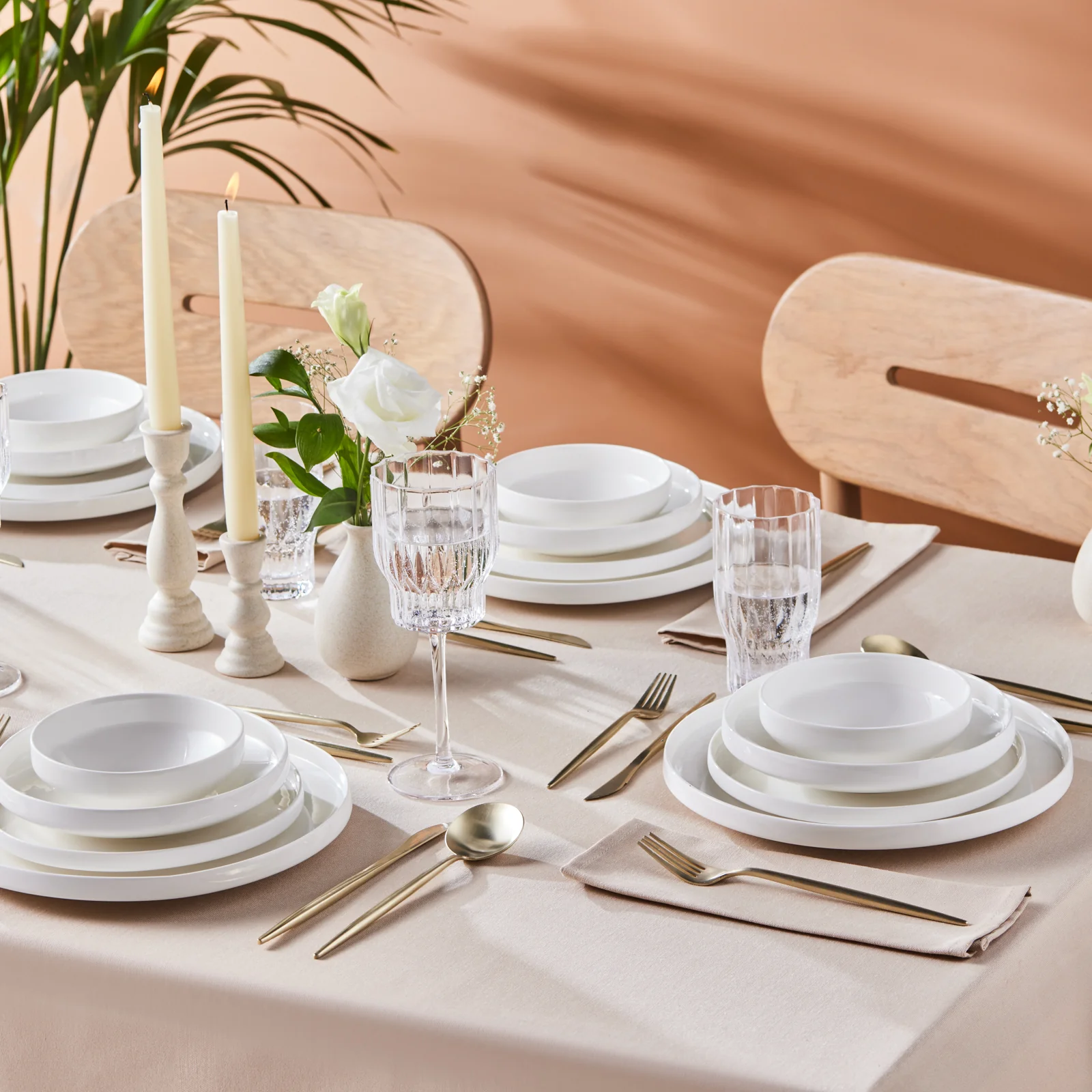 Karaca Streamline New Saturn Wit 24-delige Serviesset, 6 Personen - Image 5