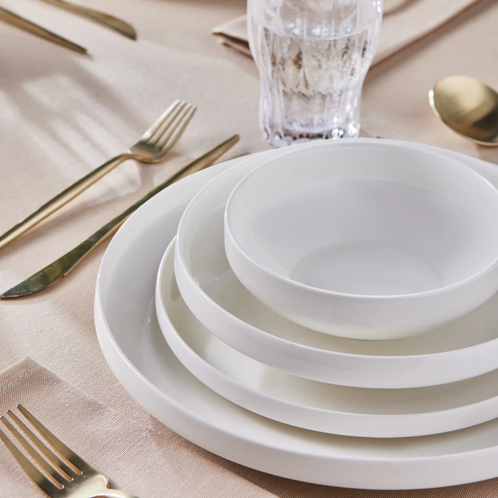 Karaca Streamline New Saturn Wit 24-delige Serviesset, 6 Personen - Image 6