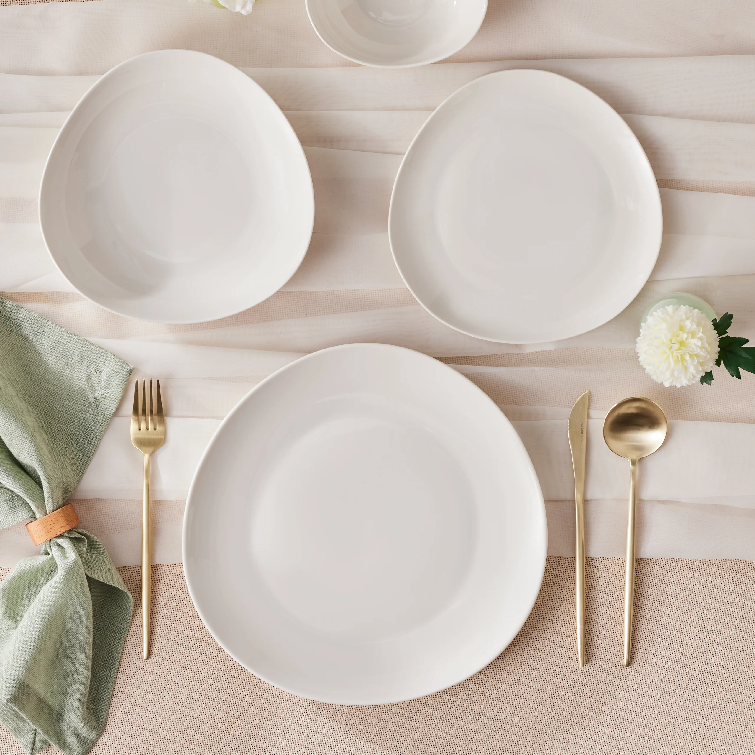 Karaca Streamline Rubicon 24-delig servies voor 6 personen, wit - Image 10