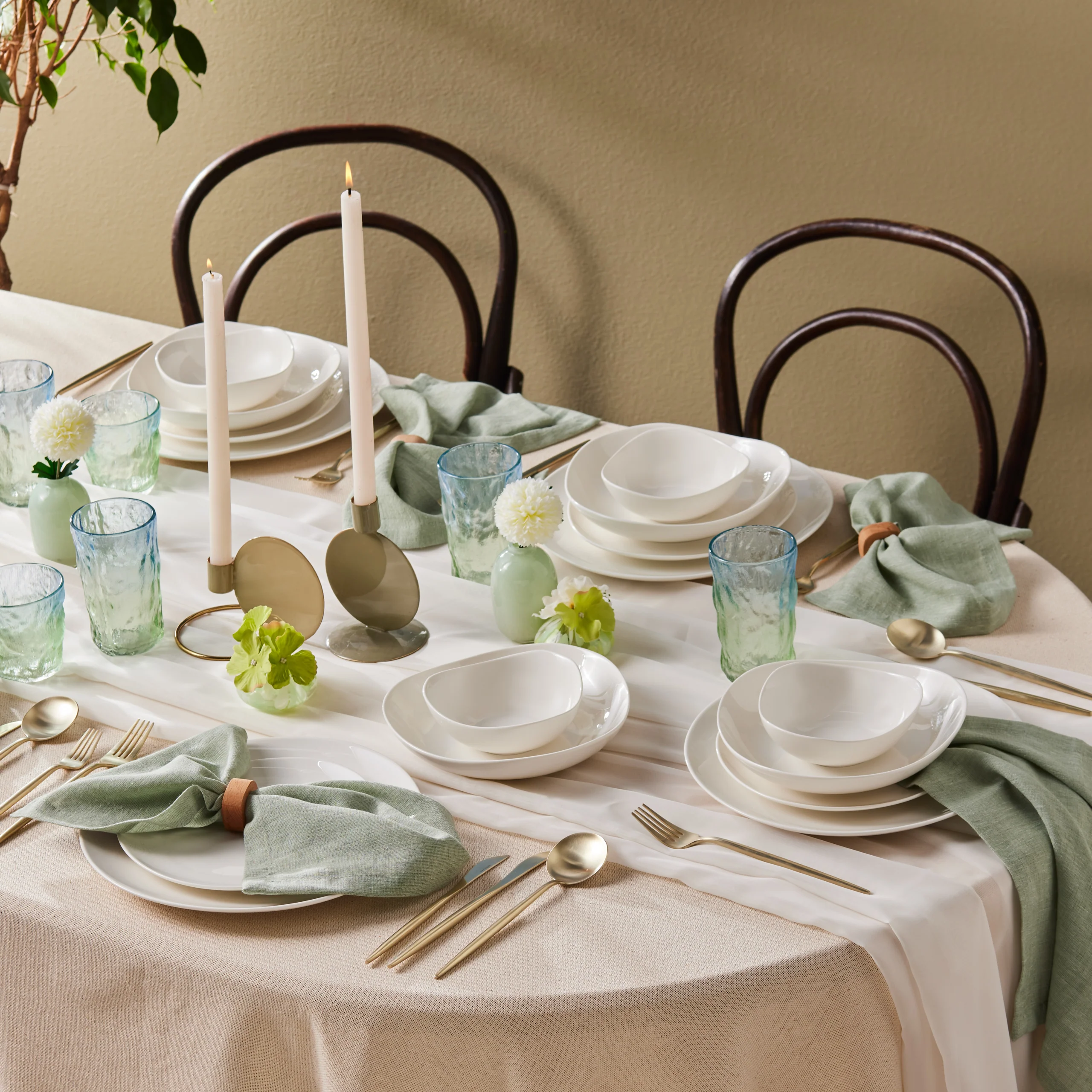 Karaca Streamline Rubicon 24-delig servies voor 6 personen, wit - Image 12