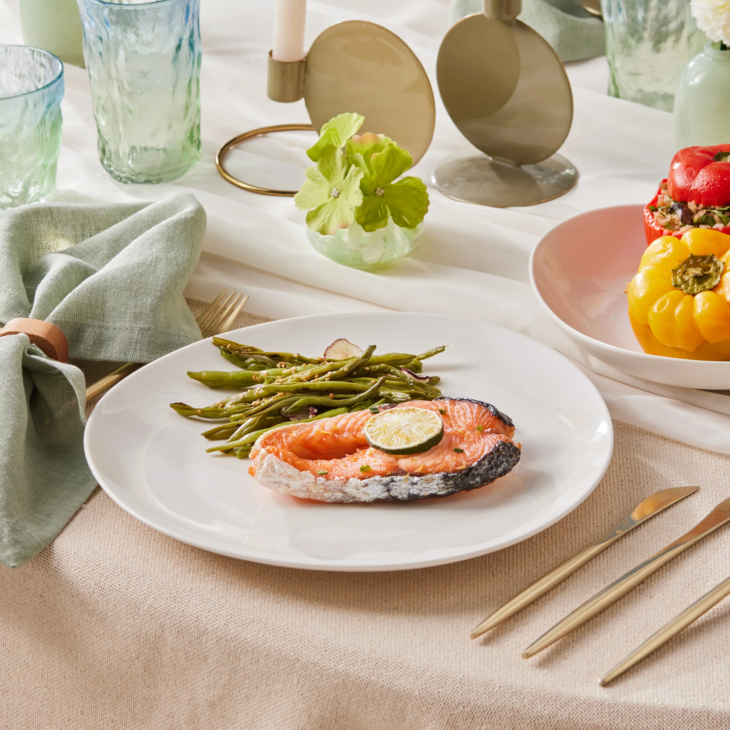 Karaca Streamline Rubicon 24-delig servies voor 6 personen, wit - Image 14