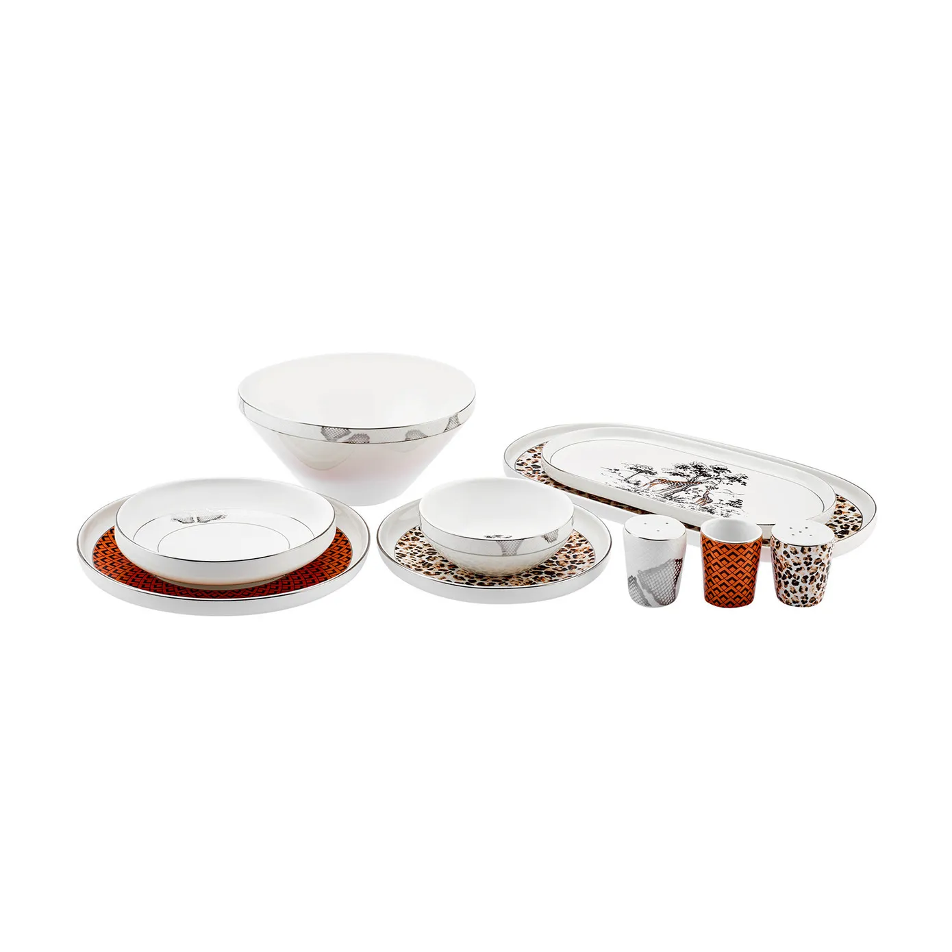 Karaca Streamline Safari New Generation Bone servies voor 12 personen, 59-delig - Image 4