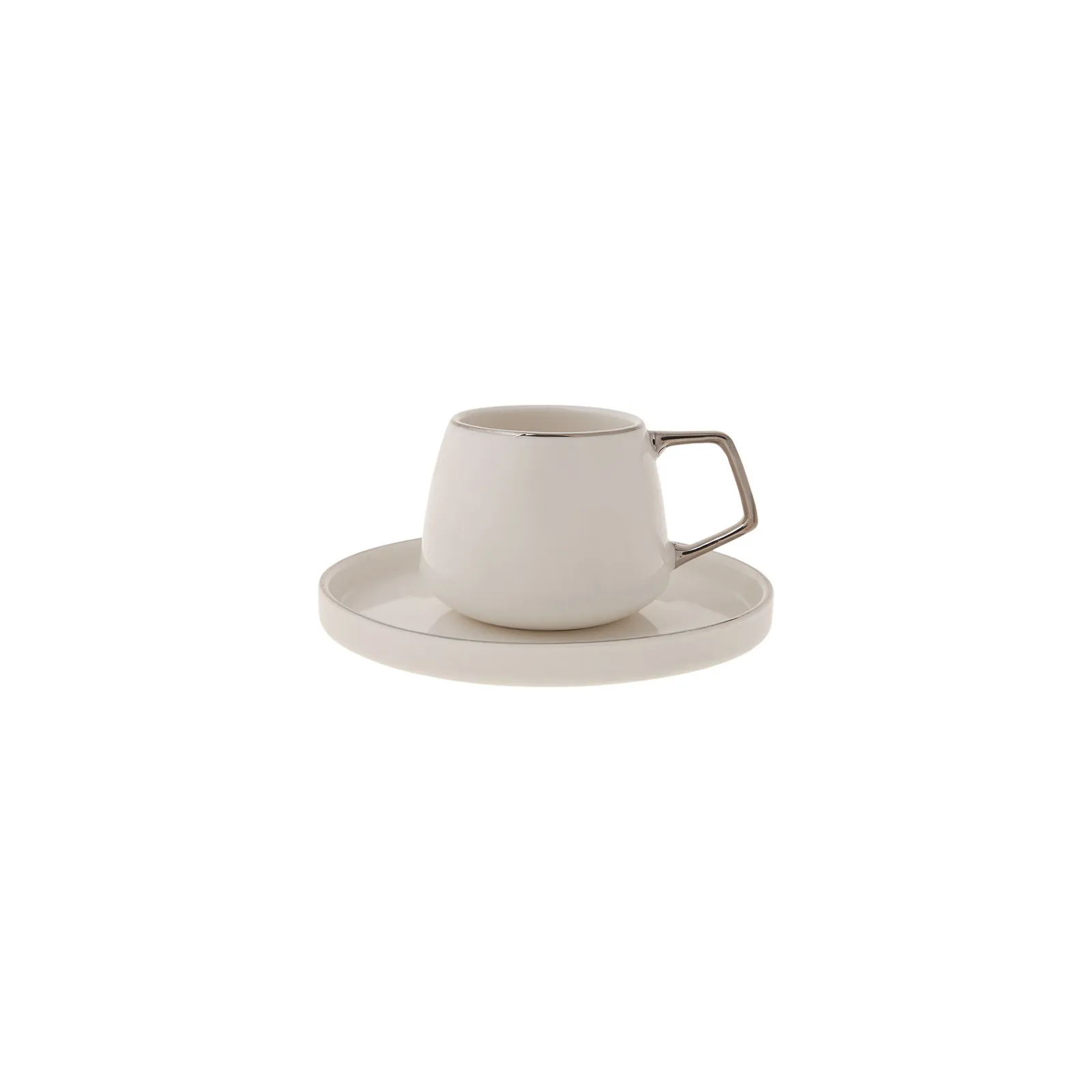 Karaca Streamline Saturn Platinum koffiekopjesset voor 6 personen - Image 4