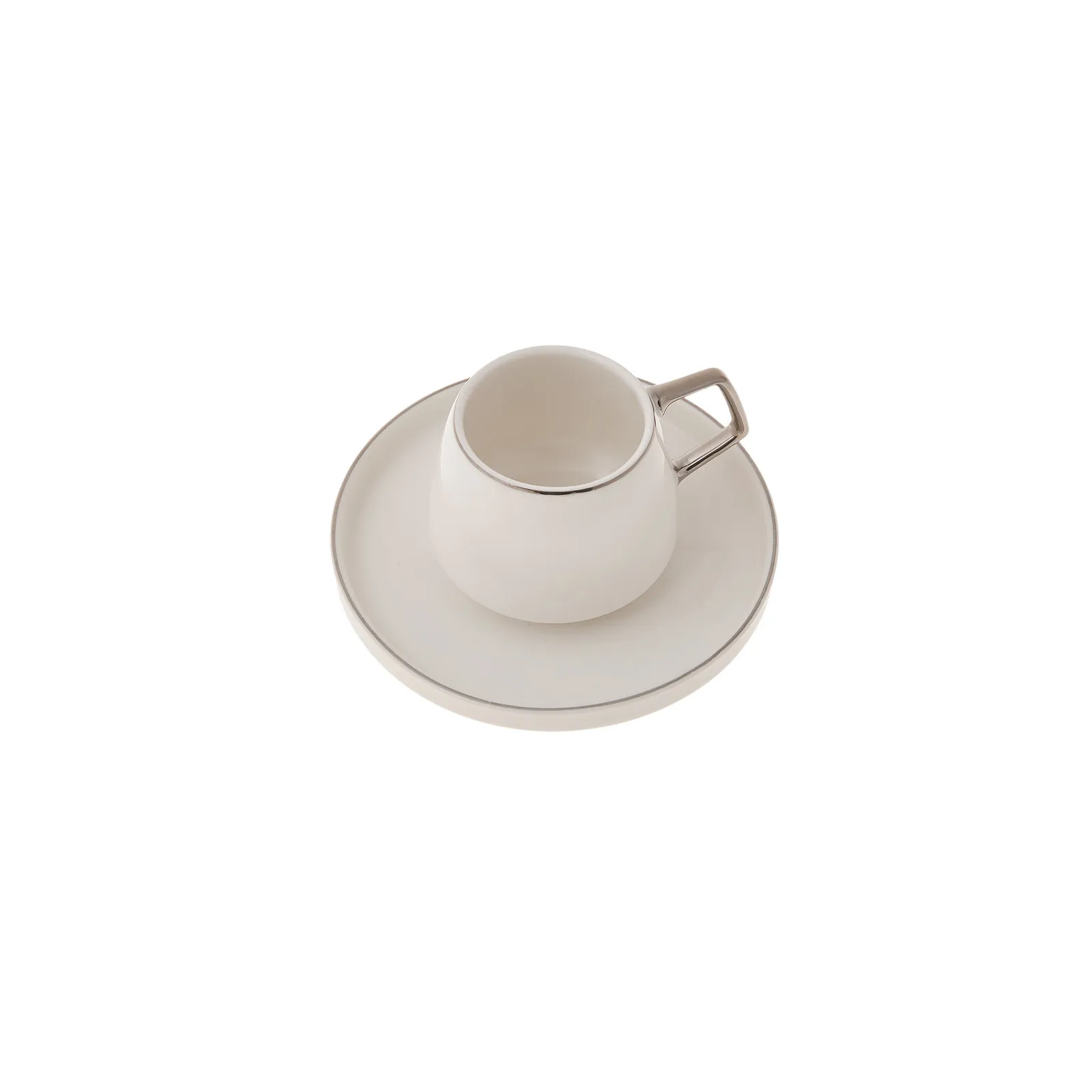 Karaca Streamline Saturn Platinum koffiekopjesset voor 6 personen - Image 5