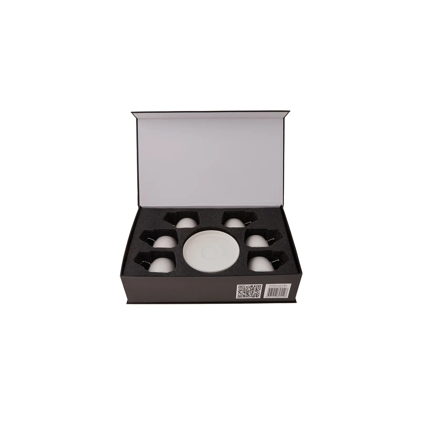 Karaca Streamline Saturn Platinum koffiekopjesset voor 6 personen - Image 8