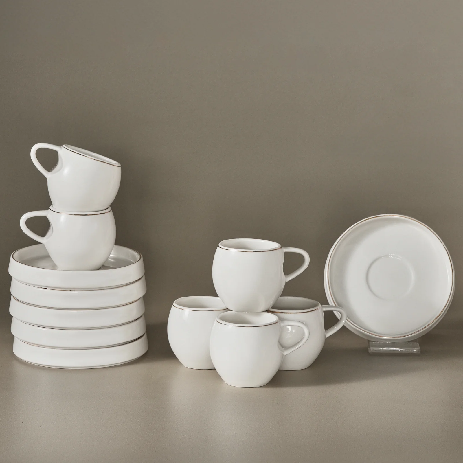 Karaca Streamline Sunset 6-delige Koffiekopjesset voor 6 Personen, 100 ml - Image 2