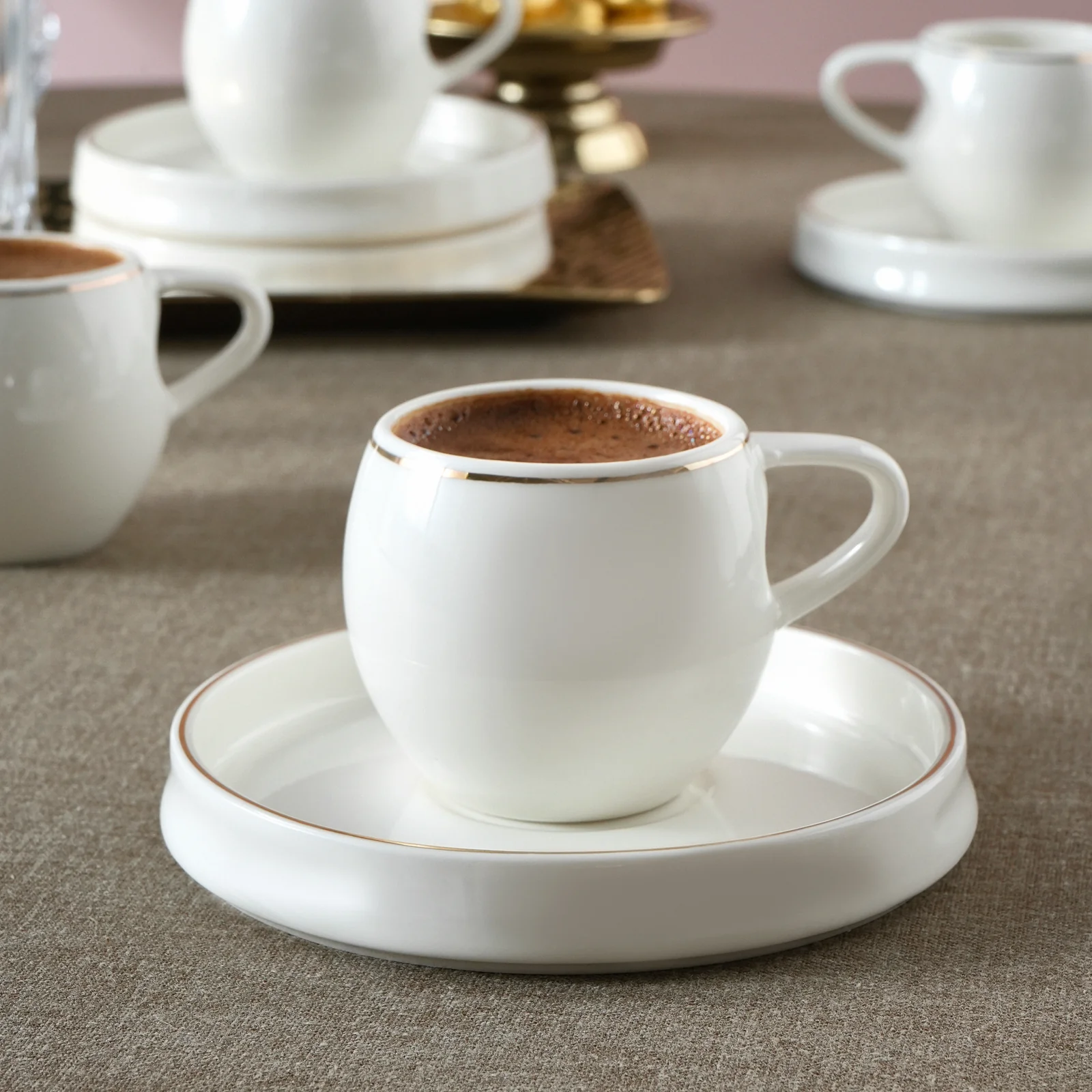 Karaca Streamline Sunset 6-delige Koffiekopjesset voor 6 Personen, 100 ml - Image 3