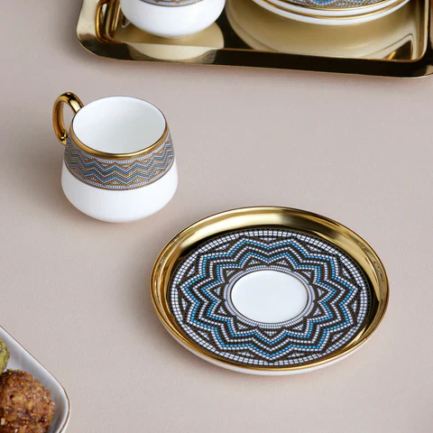 Karaca Suadiye Koffiekopjesset Voor 6 Personen, 90 Ml - Image 3