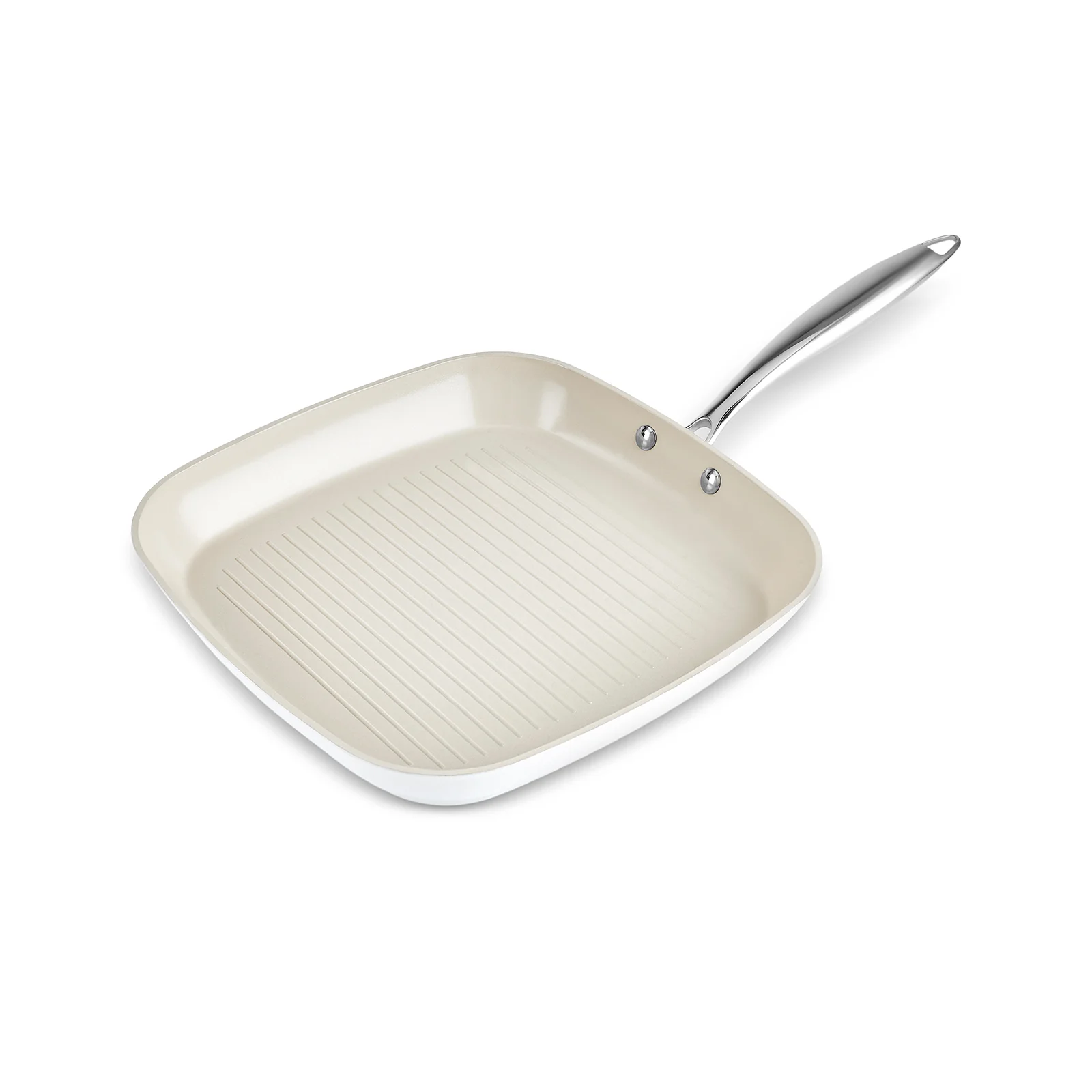 Karaca Swiss Crystal Almond Cream, Grillpan, 28cm - Image 3