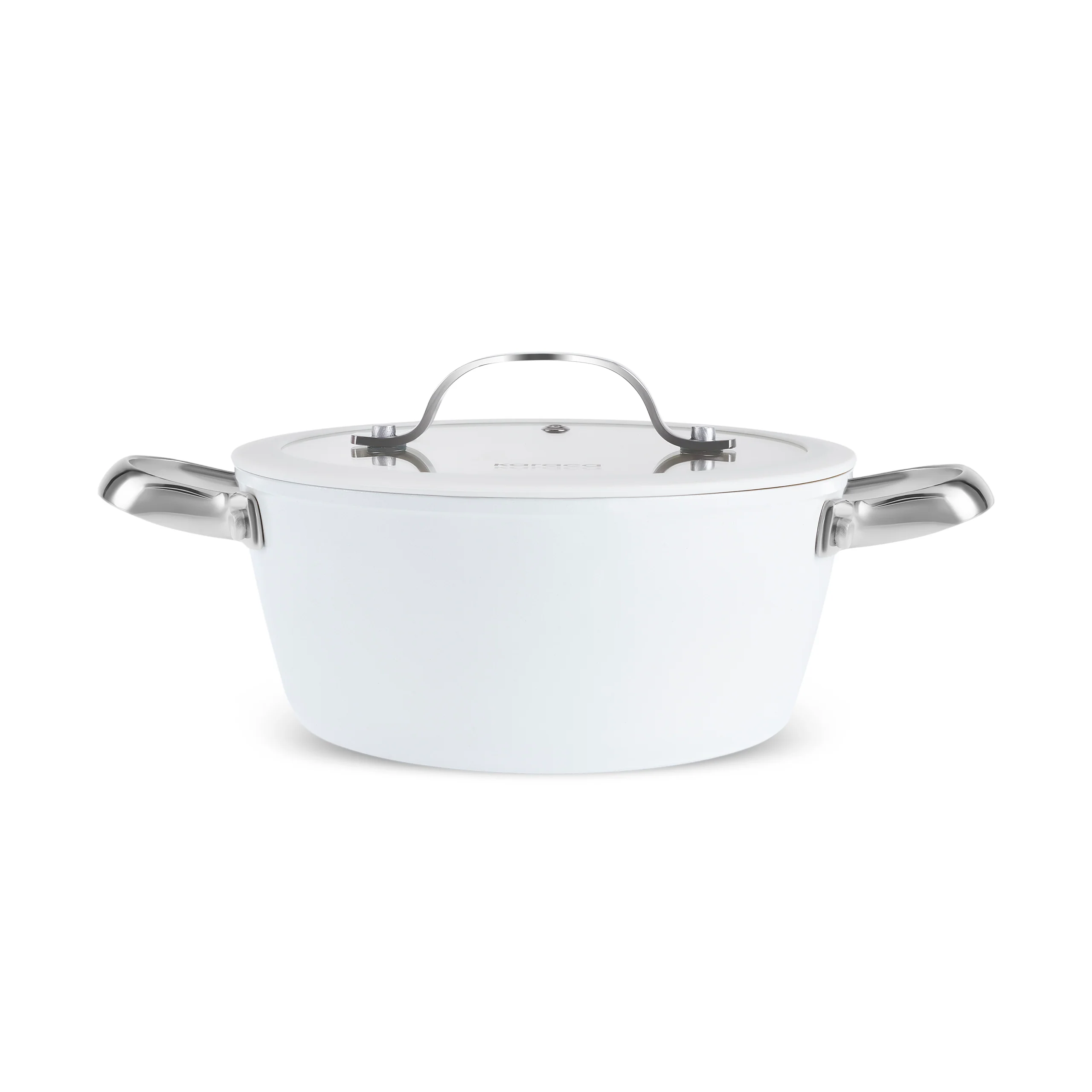 Karaca Swiss Crystal Almond Cream, Keramische Potten, 18cm - Image 6