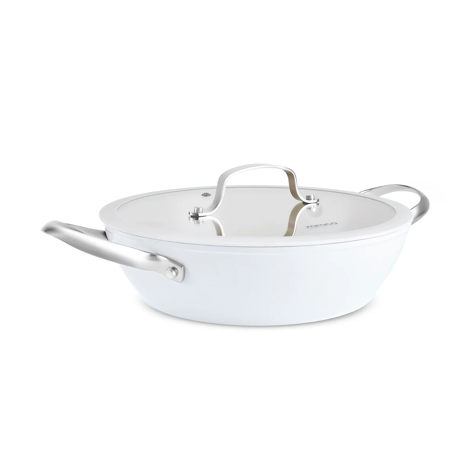 Karaca Swiss Crystal Almond Cream, Keramische Potten, 30cm - Image 6
