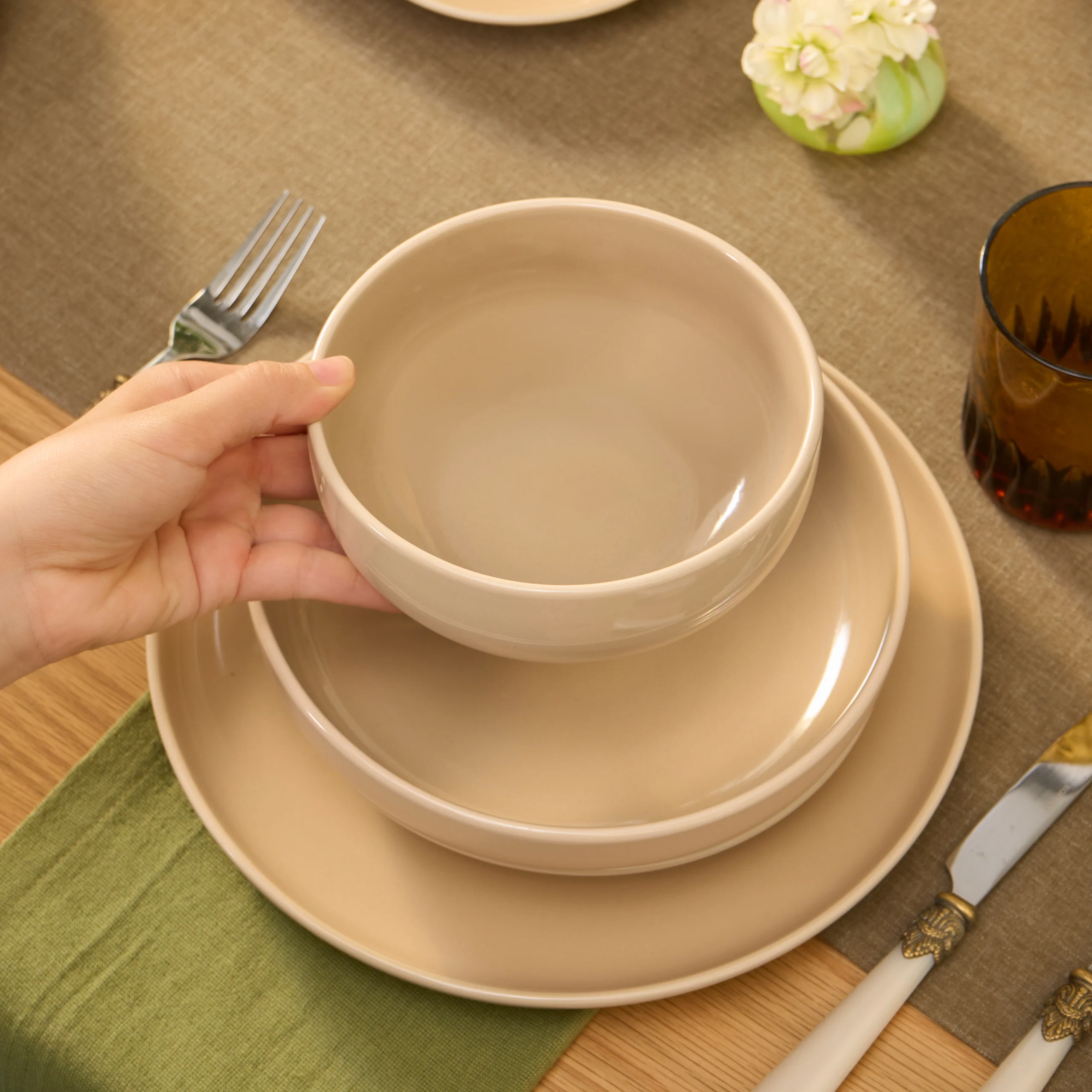 Karaca Terra 36-Delig Crème Servieset Voor 8 Personen - Image 10