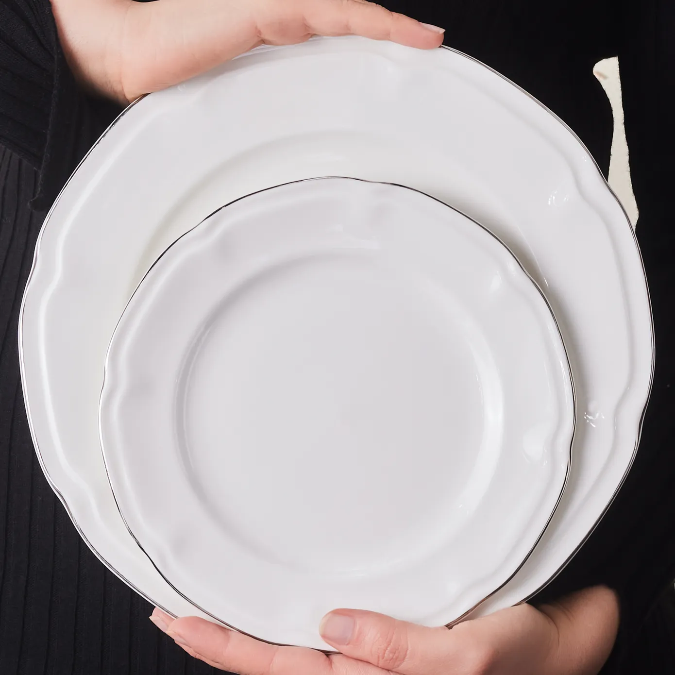 Karaca Tobias Platin 12 Persoons Servies, 56 Delig - Image 12