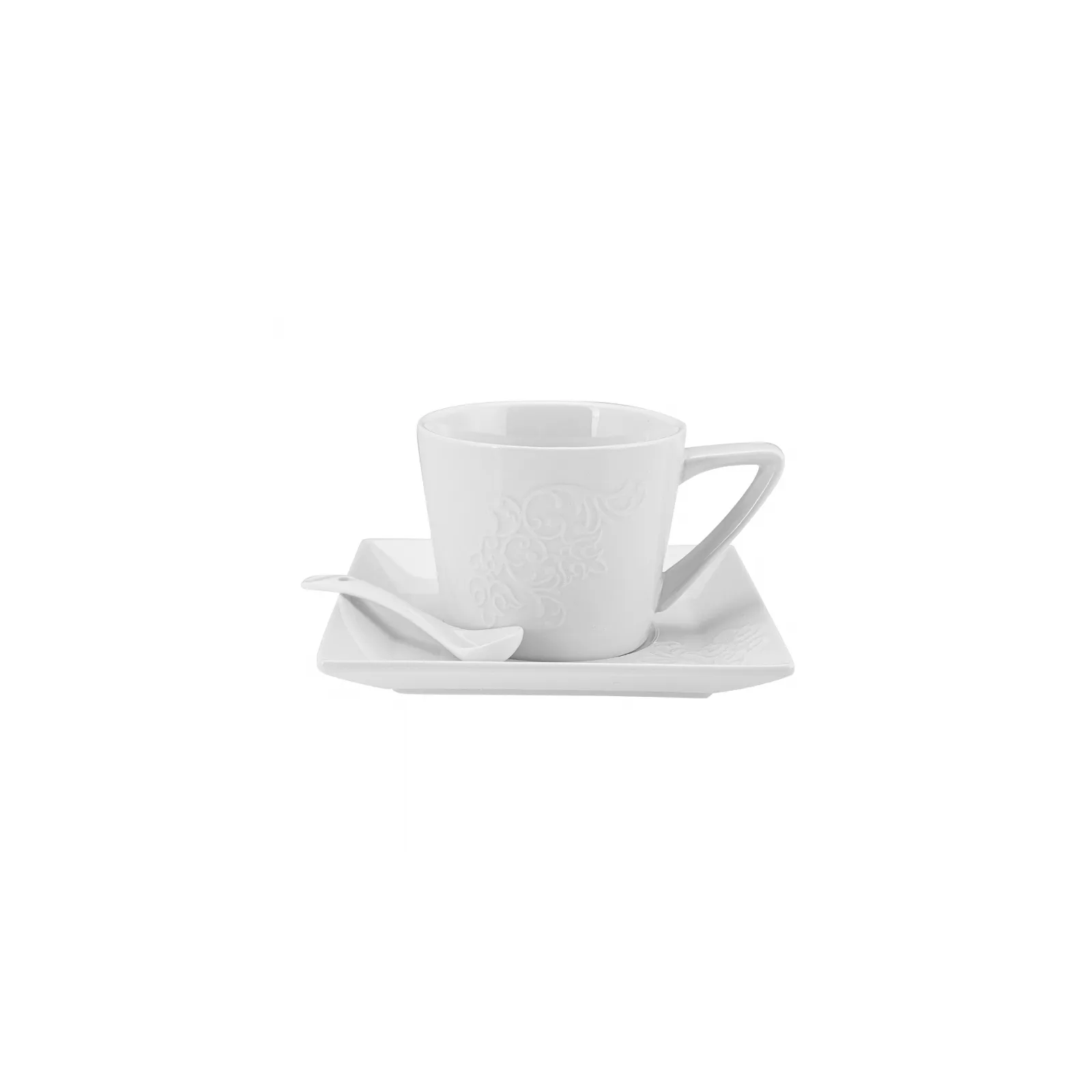 Karaca Trend Emboss 32-delige ontbijtset, vierkant - Image 6