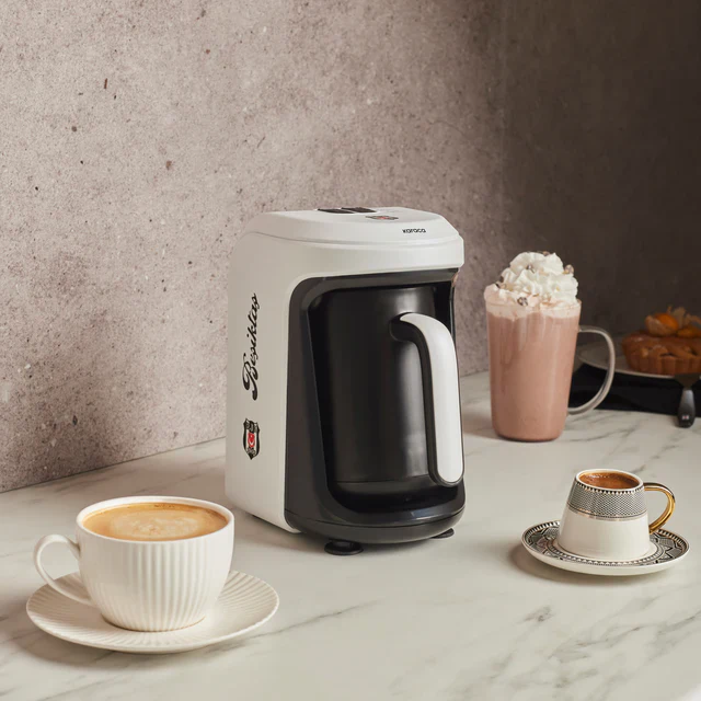 Karaca x Beşiktaş Gelicentieerde Hatır Hüps Turkse Koffiemachine met Melkfunctie en Clublied - Image 2