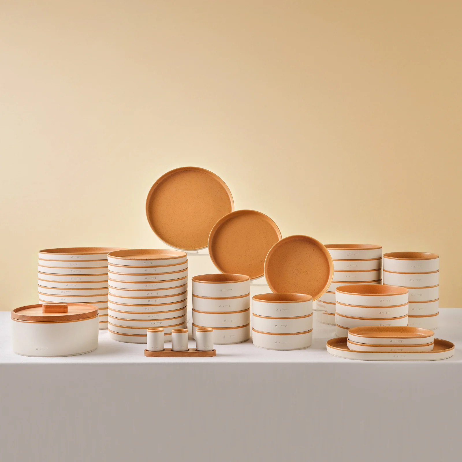 Karaca x Fatih Tutak Earth Collection 57-delige Serviesset voor 12 Personen