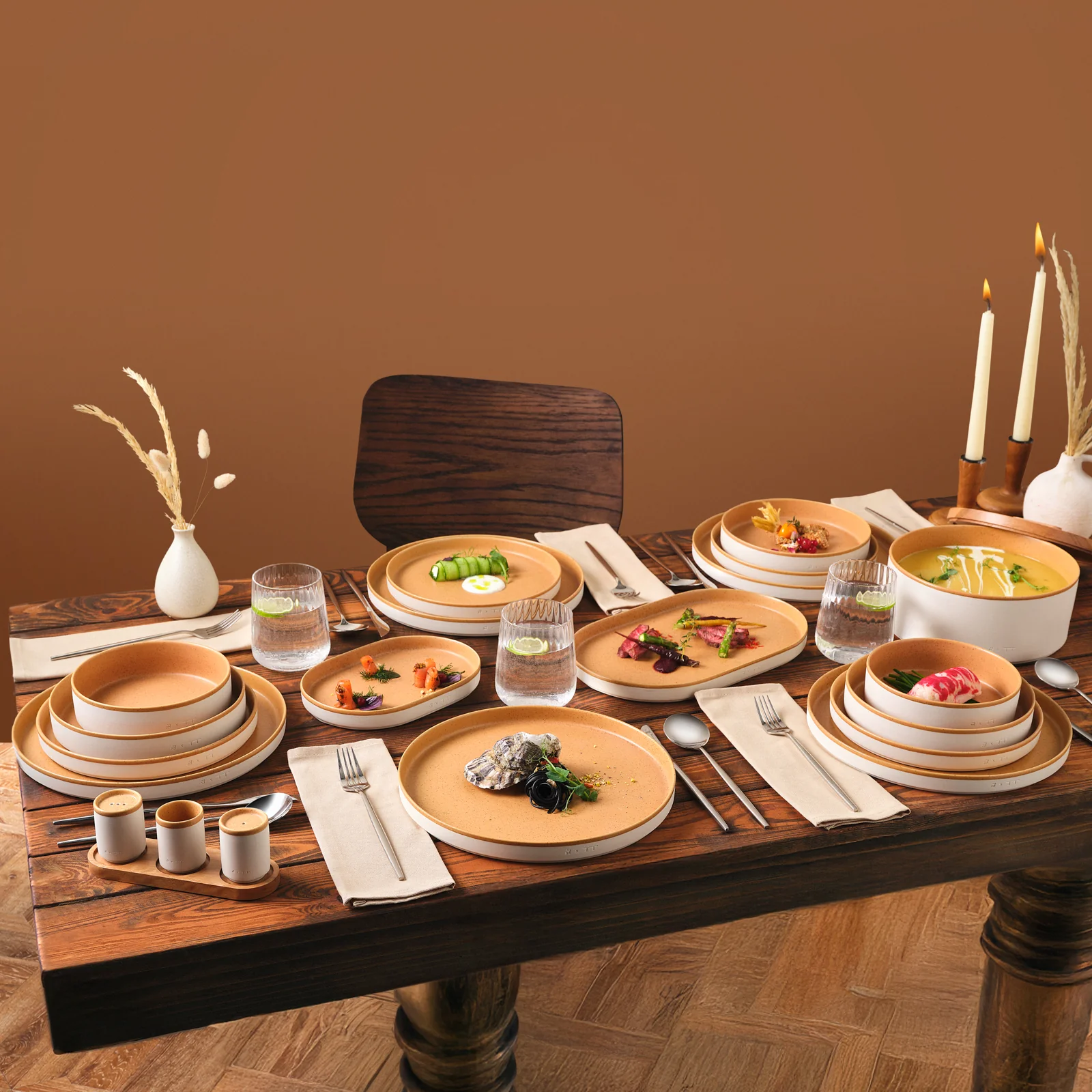 Karaca x Fatih Tutak Earth Collection 57-delige Serviesset voor 12 Personen - Image 2