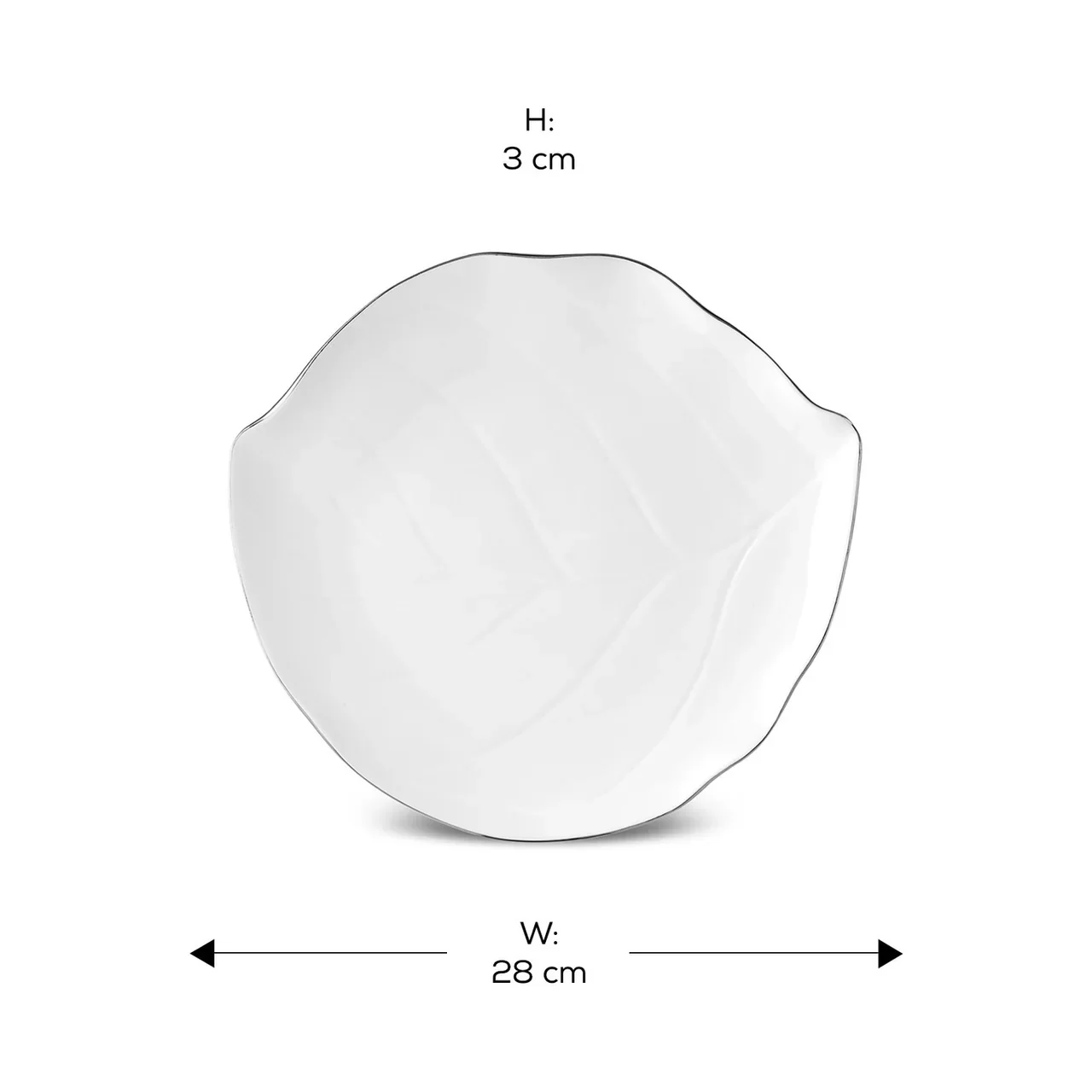 Karaca x Müge Anlı Gouden Dinerbord 27 Cm - Image 4