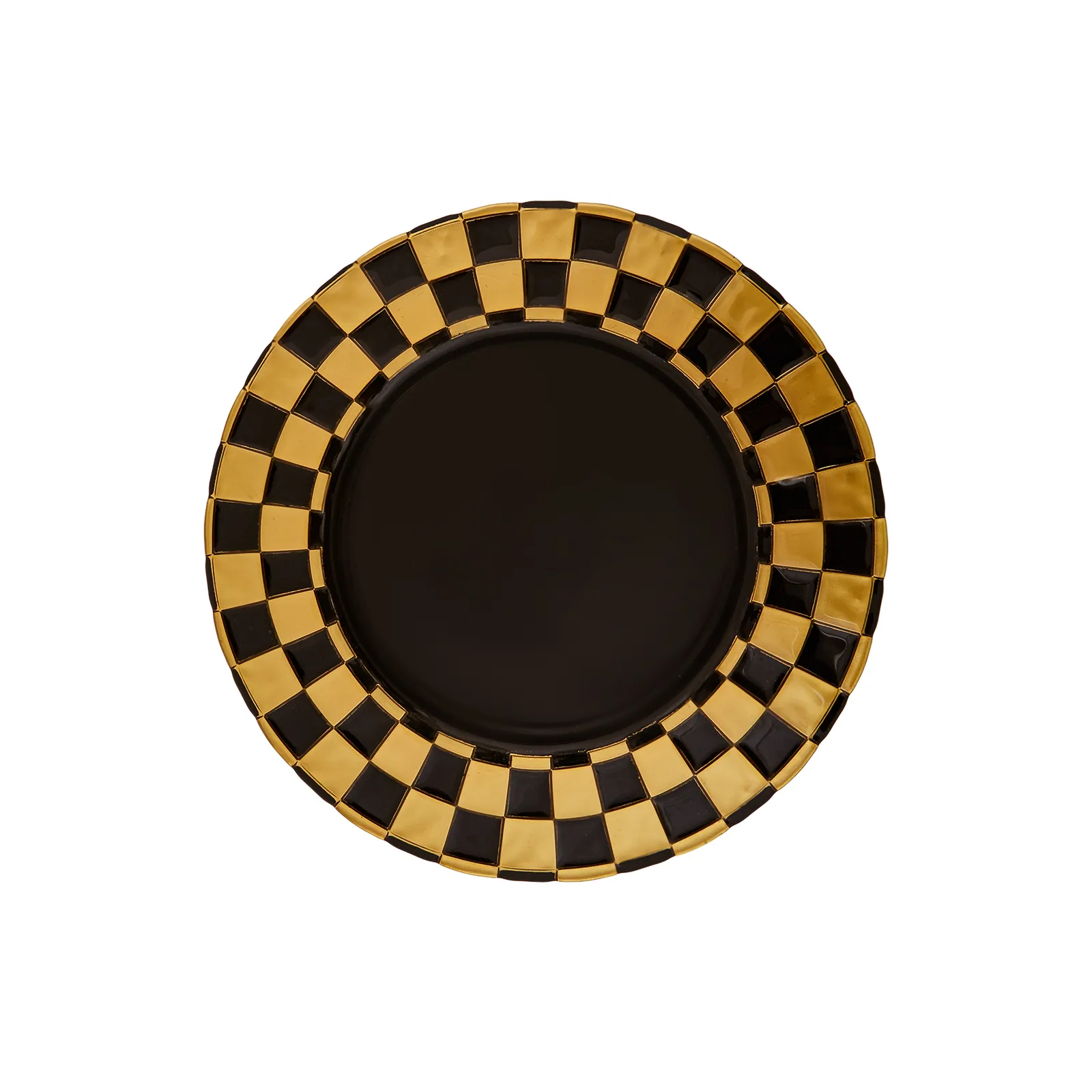 Karaca X İst-collectie Istanboel serveerbord 33 cm, goud