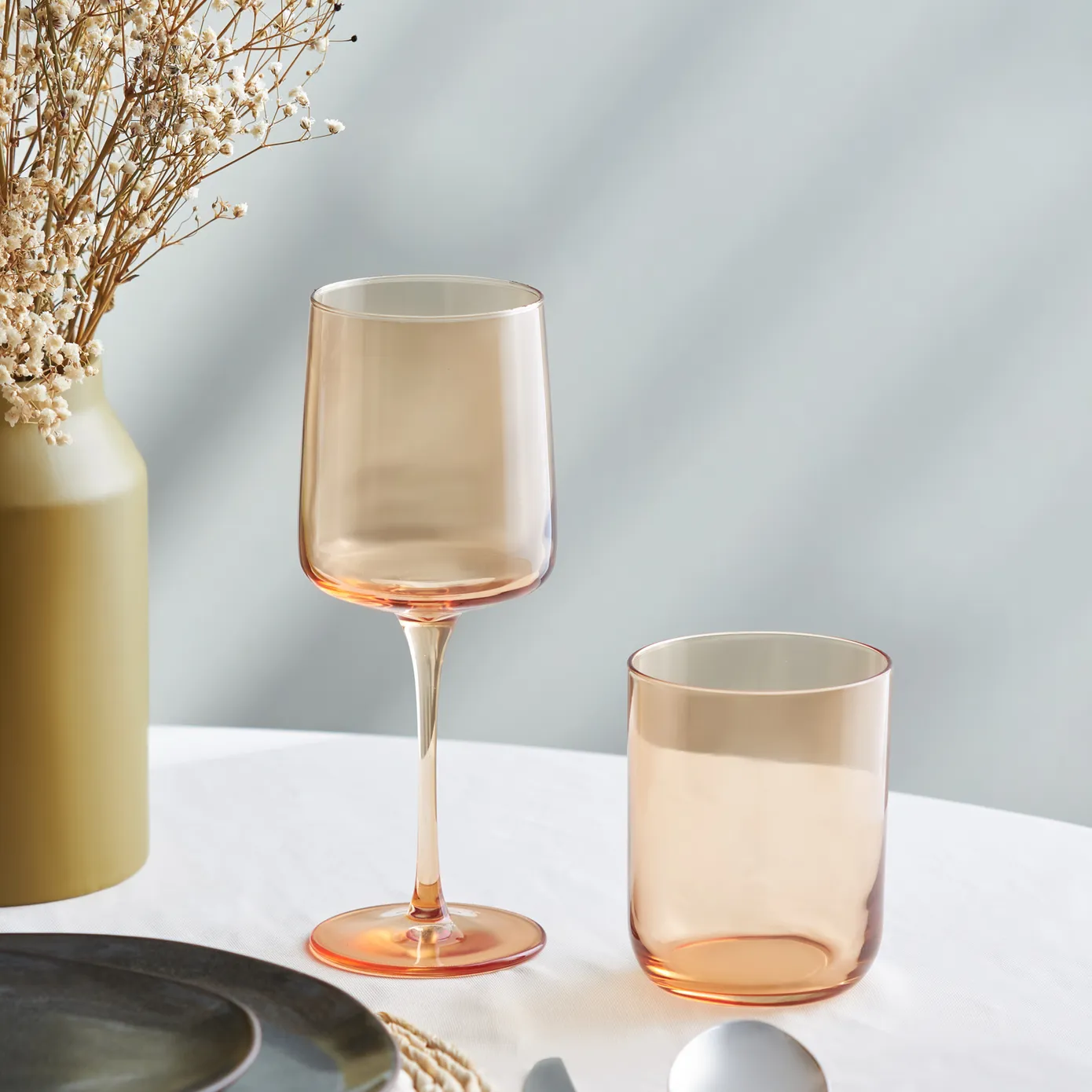 Karaca zalm glazen set, 3-delig - Image 3