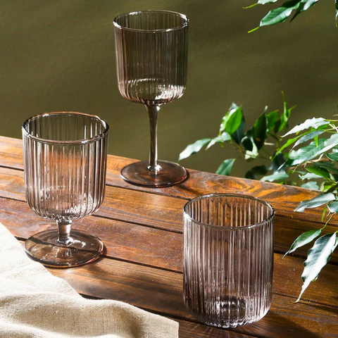 Karaca Zenith Wijnglas, 350 ml, Grijs - Image 3