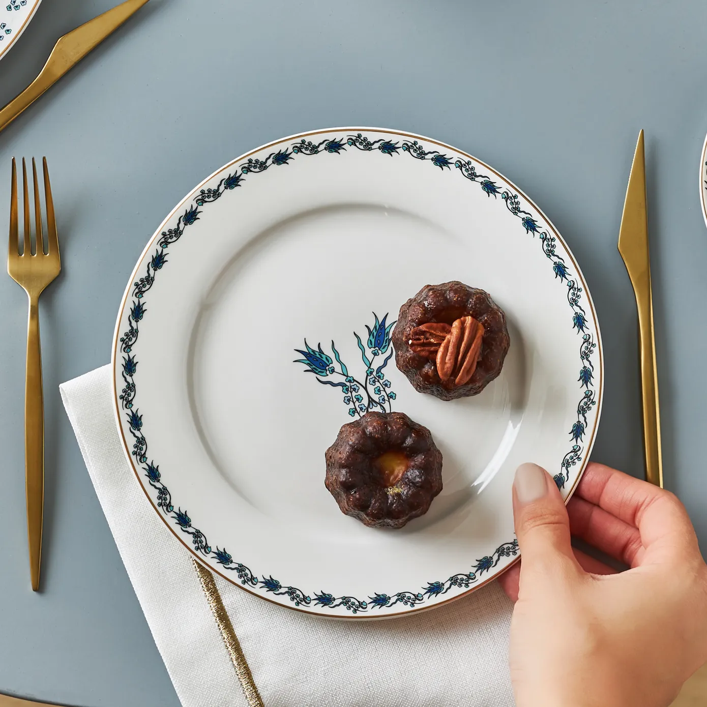 Karaca İznik Dessert Set voor 6 Personen,18 Delig - Image 3