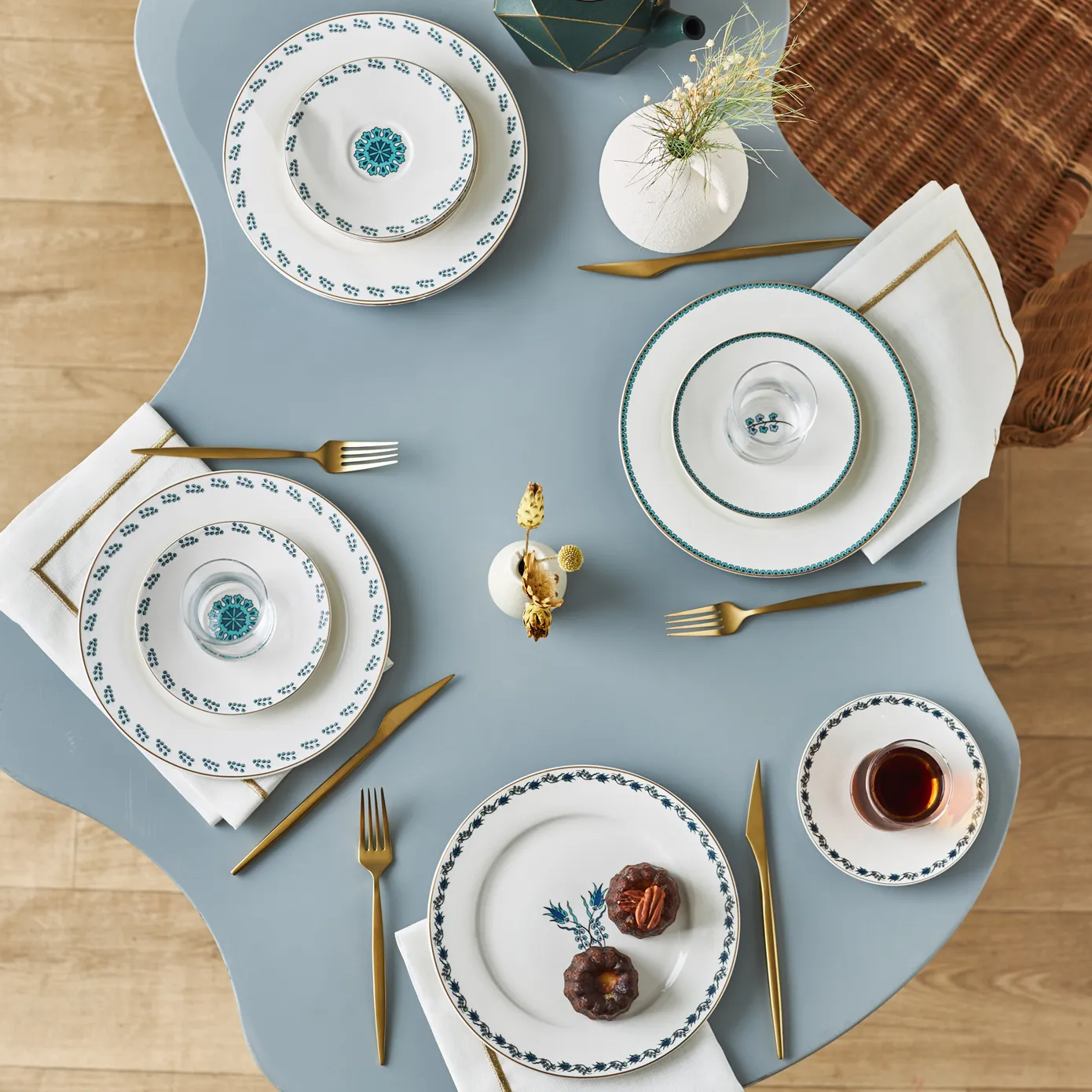 Karaca İznik Dessert Set voor 6 Personen,18 Delig - Image 4