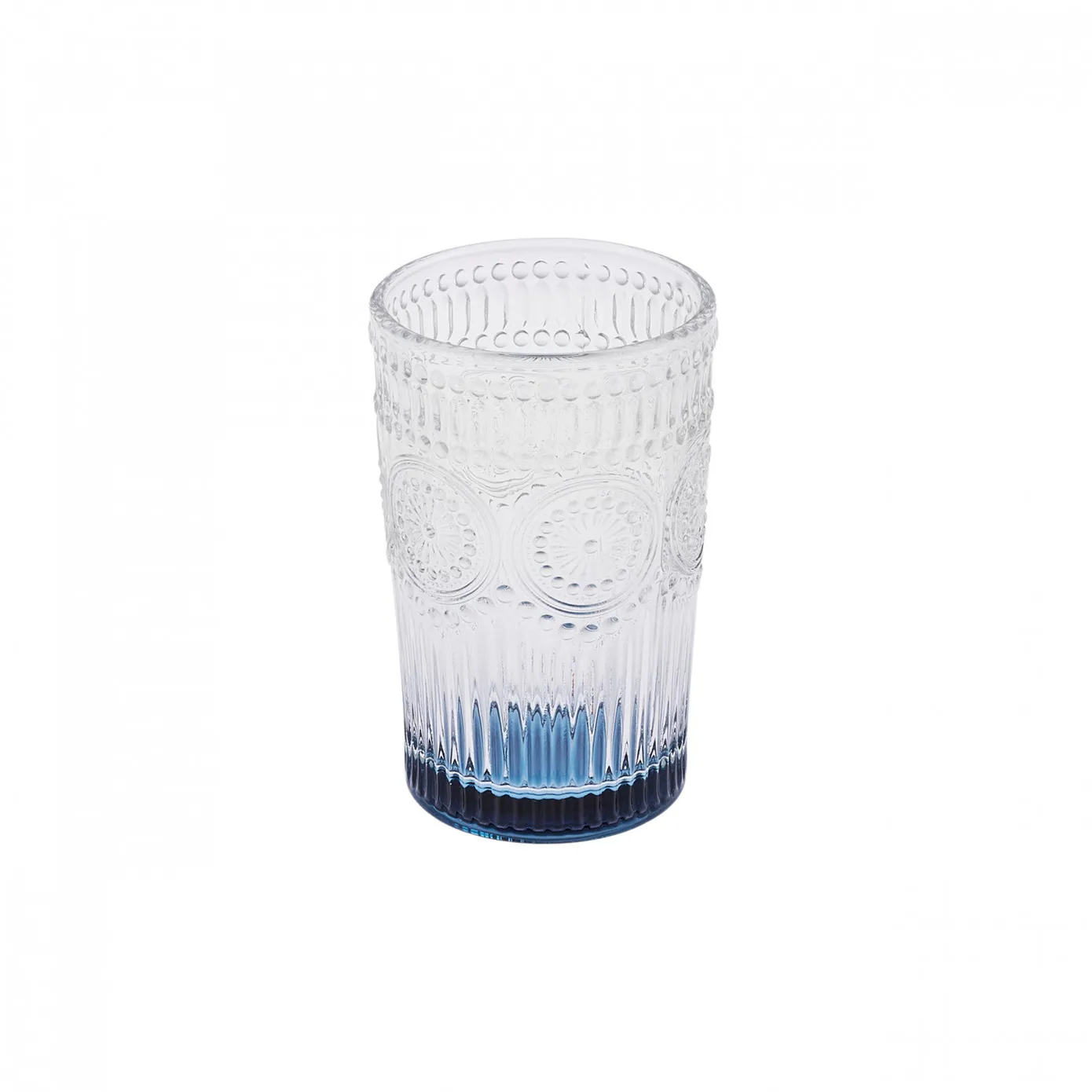 Karaca Zonnebloem-glas, Blauw - Image 7