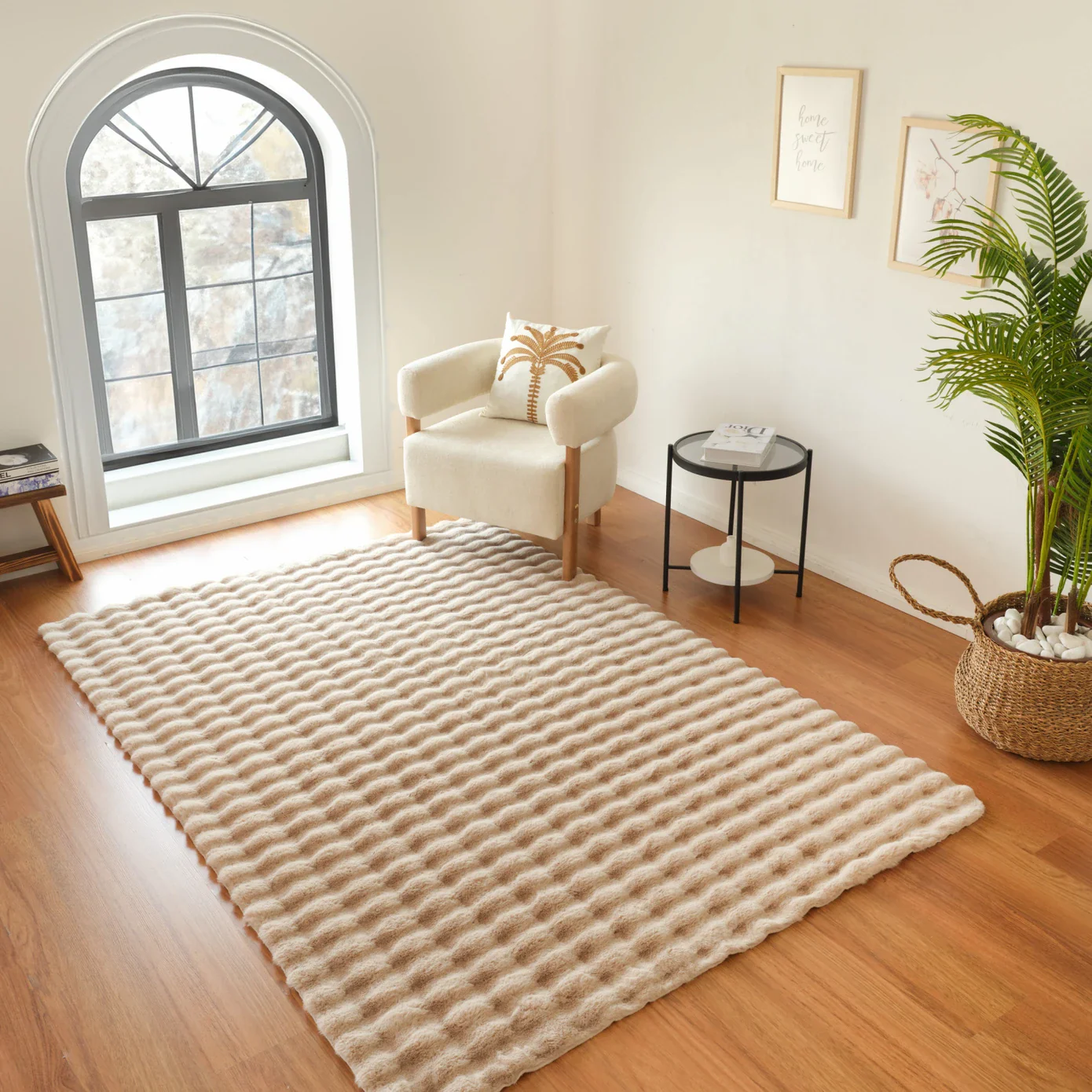 Kashmir Tapijt 7/24 Cosy Premium Bubble Beige 120x180 cm