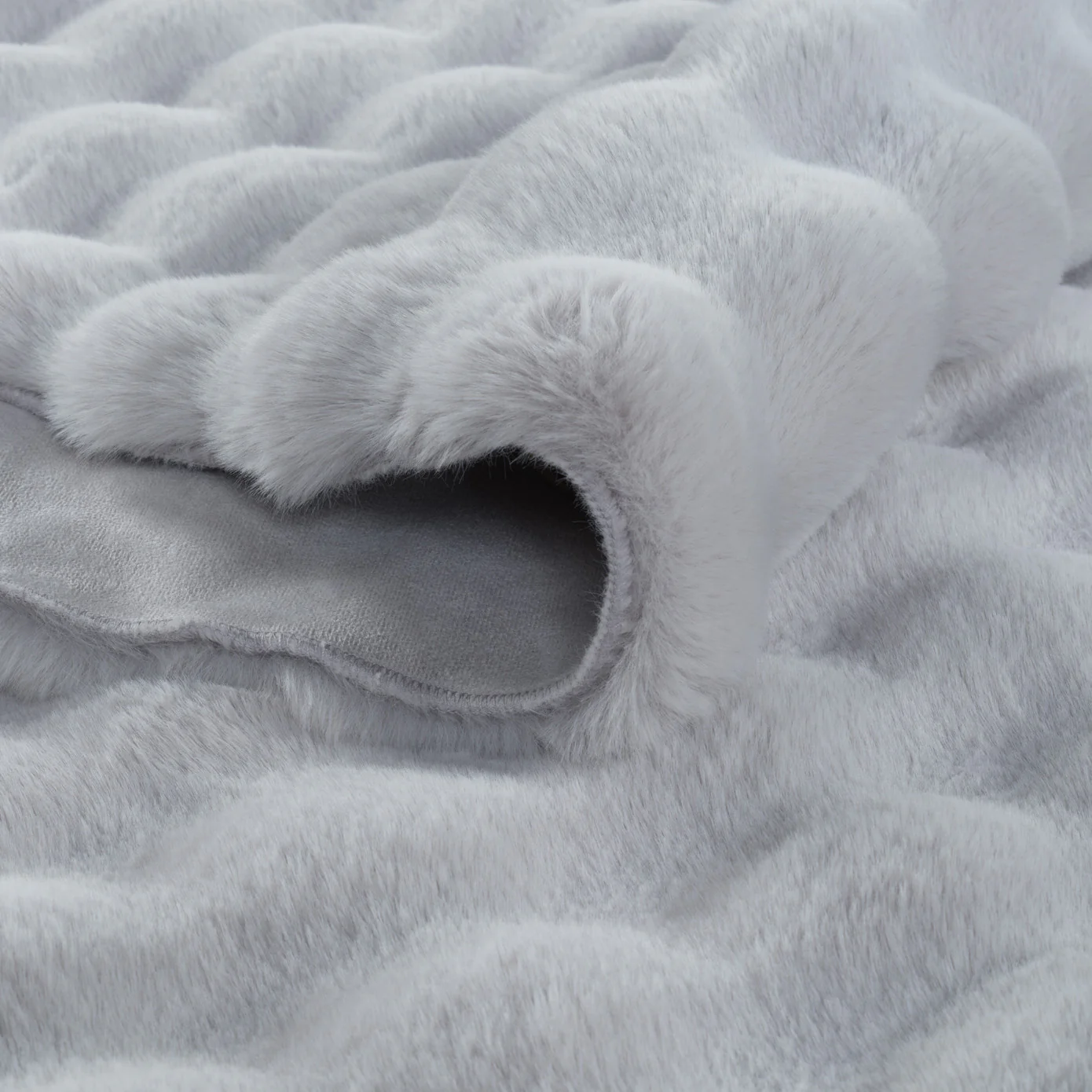 Kashmir Tapijt 7/24 Cosy Premium Bubble Lichtgrijs 100x150 cm - Image 3