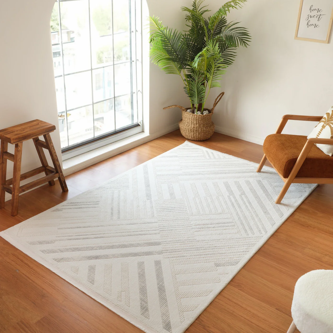 Kashmir Tapijt 7/24 Elegante Lumina Grijs 80x150 cm