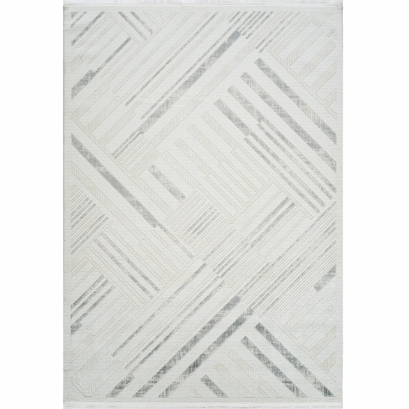 Kashmir Tapijt 7/24 Elegante Lumina Grijs 80x150 cm - Image 2