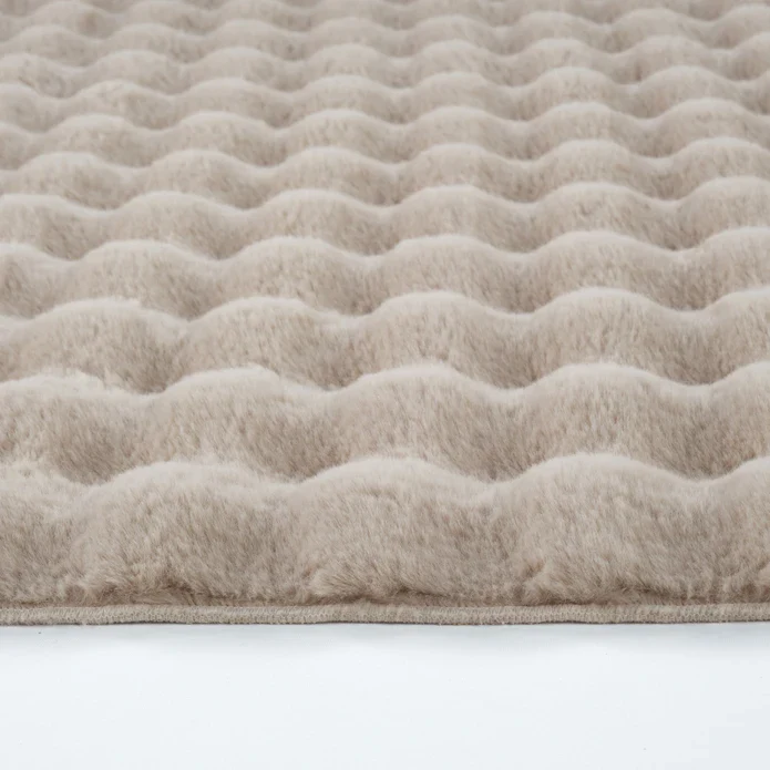 Kaşmir Halı 7/24 Cosy Premium Bubble Beige Ovaal 100x150 cm - Image 4