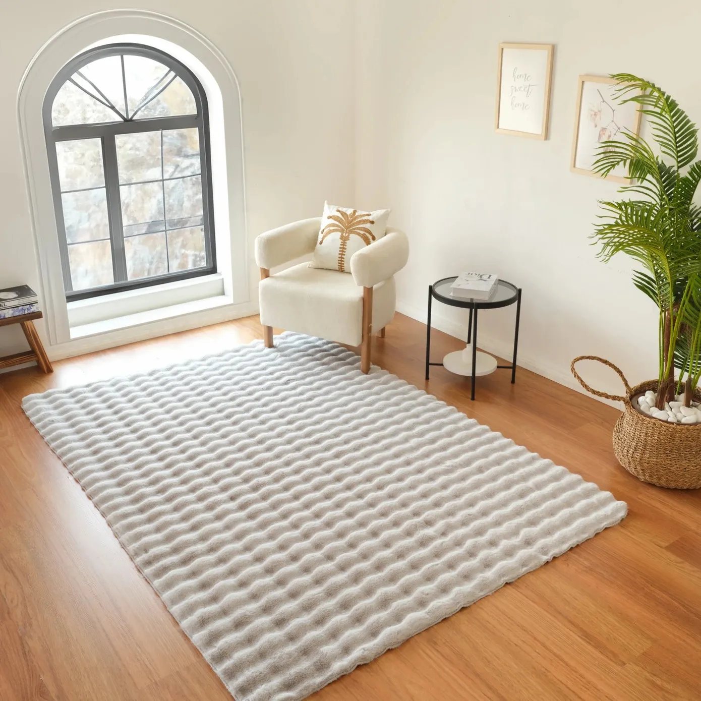 Kaşmir Halı 7/24 Cosy Premium Bubbel Lichtgrijs 80x150 cm