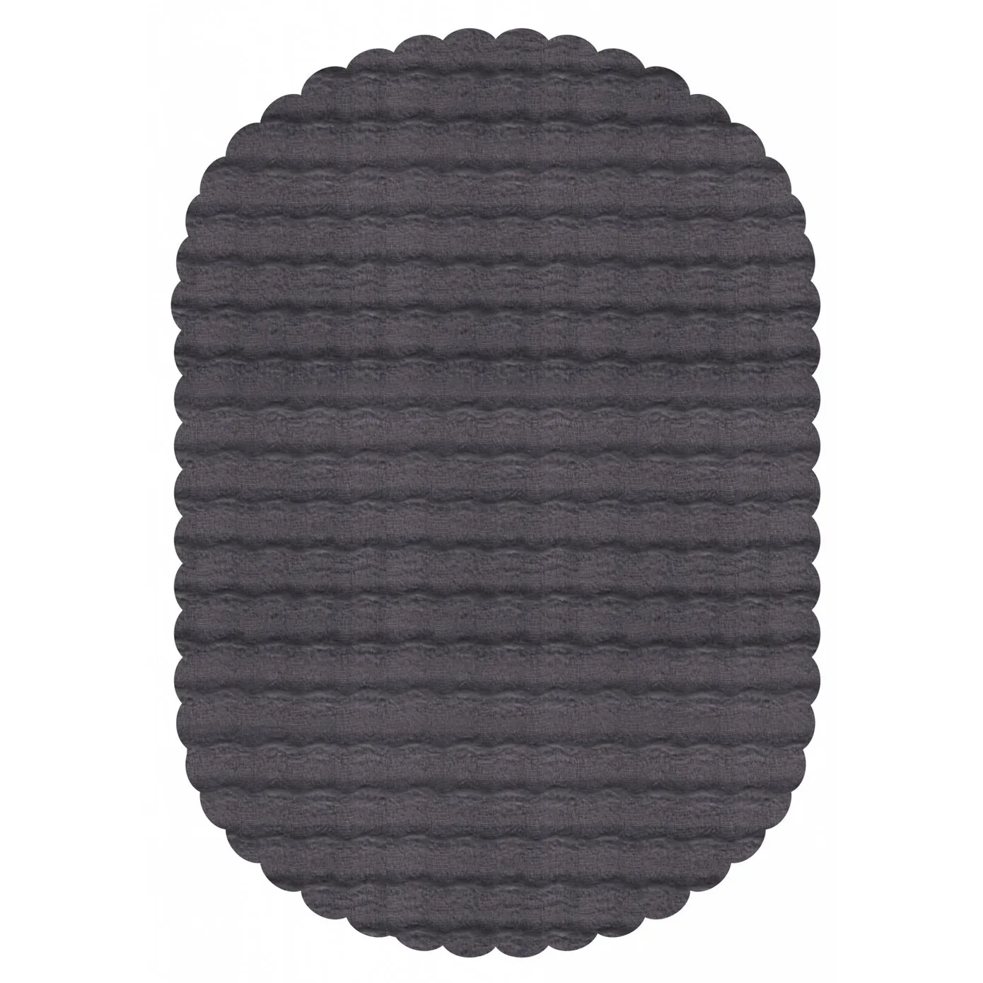 Kaşmir Halı Cosy Premium Bubbel Antraciet Ovaal 100x150 cm - Image 2