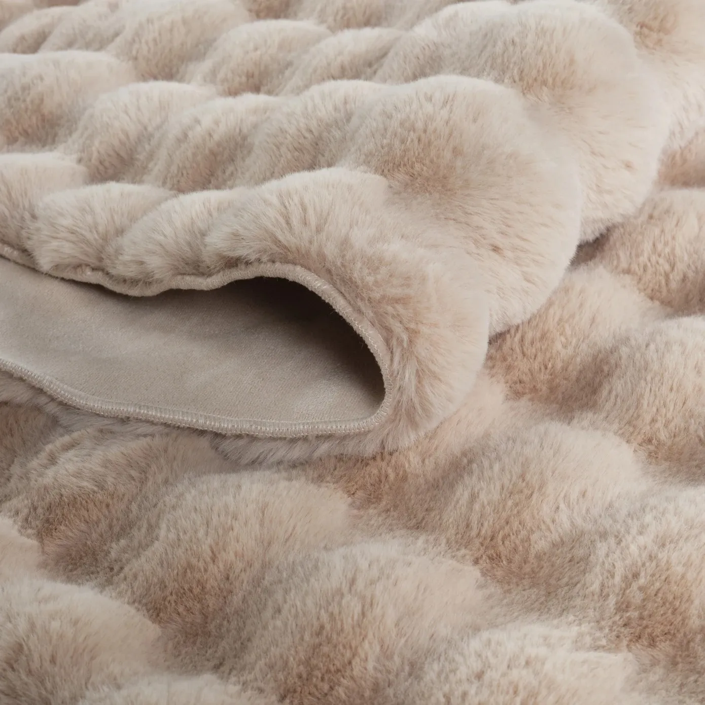 Kaşmir Halı 7/24 Cosy Premium Bubbel Beige Ovaal 80x150 cm - Image 2