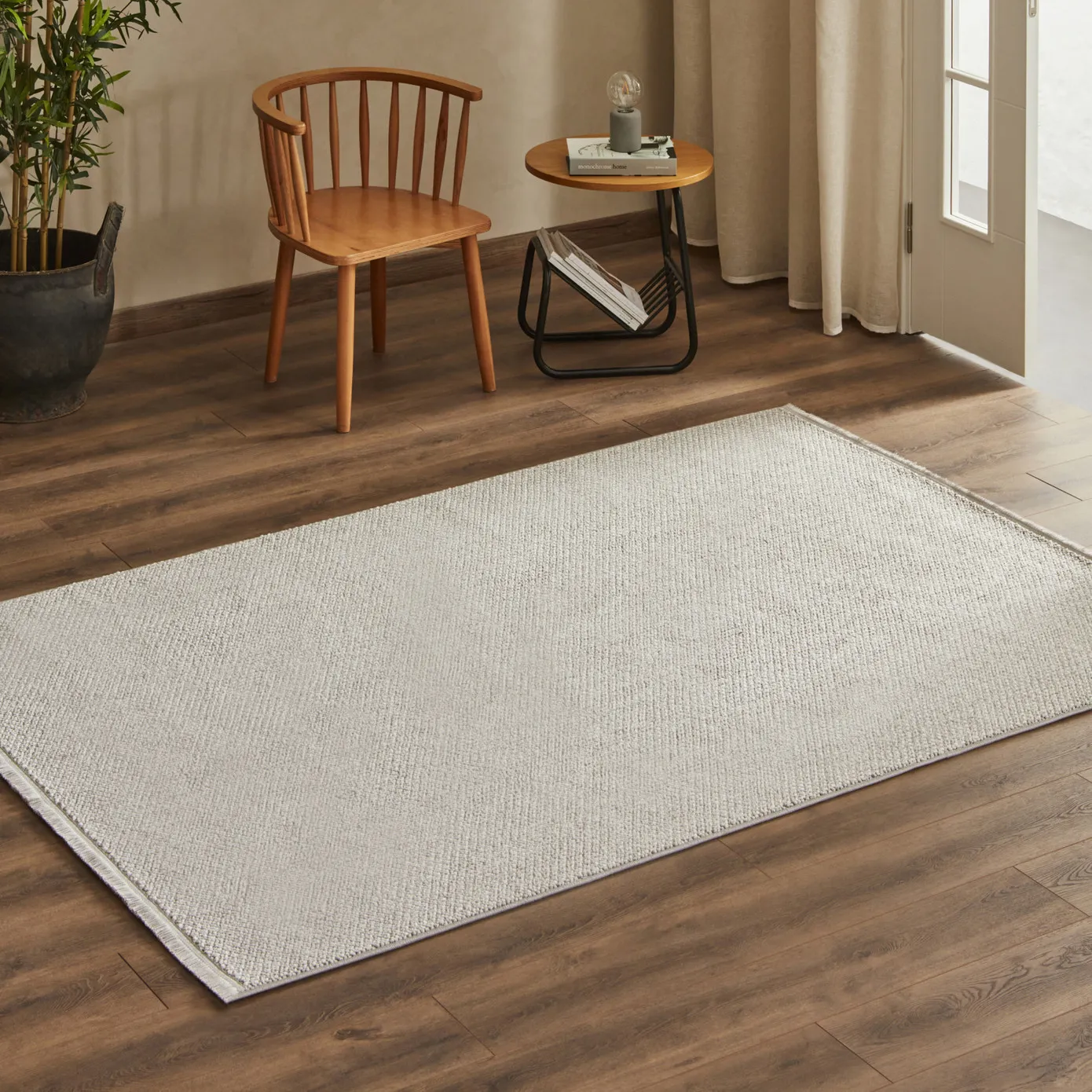 KASMIR HALI 7/24 İSKANDİNAV PREMIUM LINDA GRI V2 160X230 - Image 2