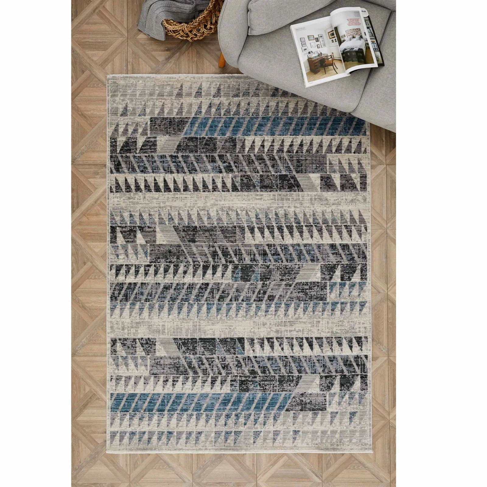 Kaşmir Halı Dogasever Recycled Tapijten Dalaman 160x230 cm - Image 4