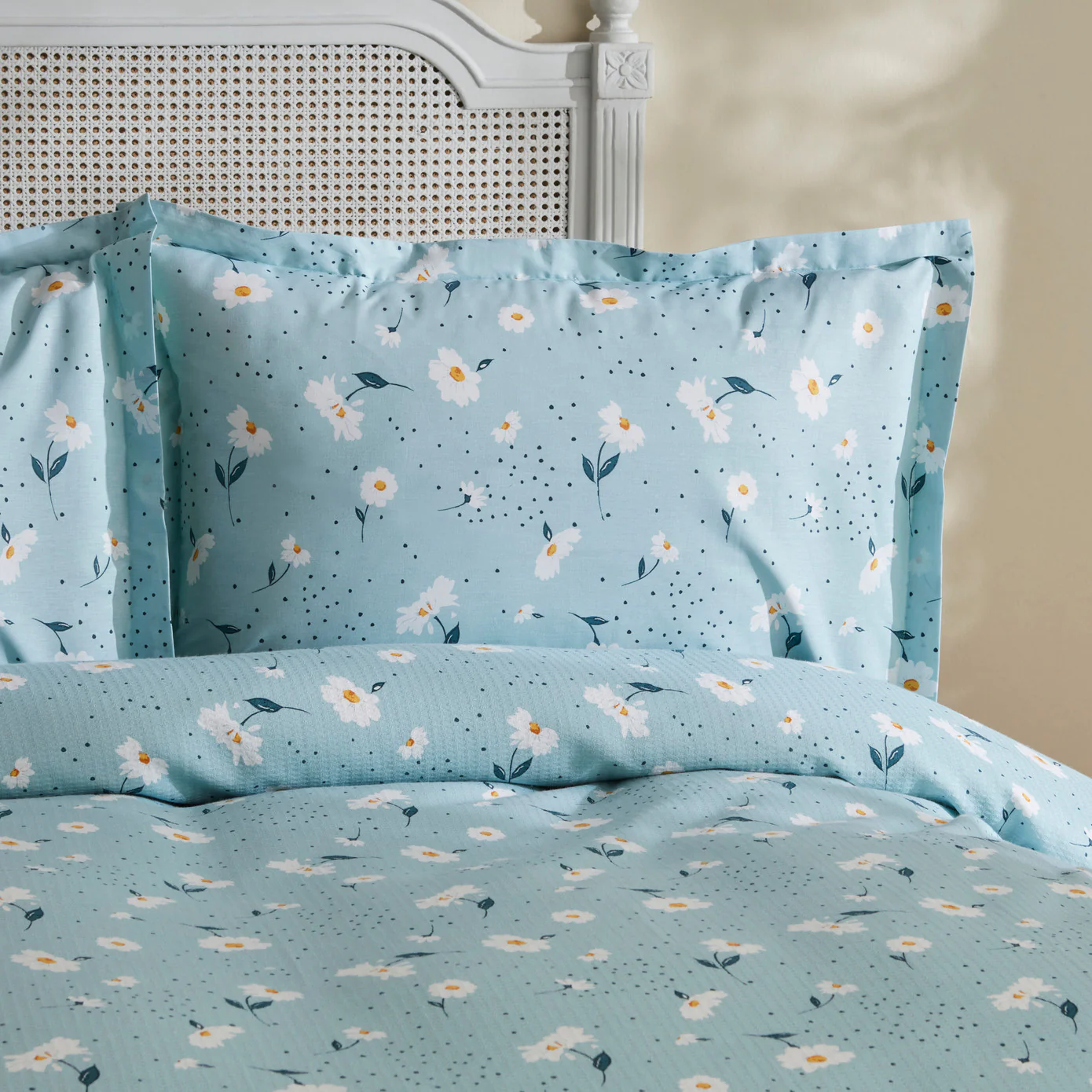 Karaca Home Daisy 100% Katoen Dubbel Piqué Set Mint - Image 5