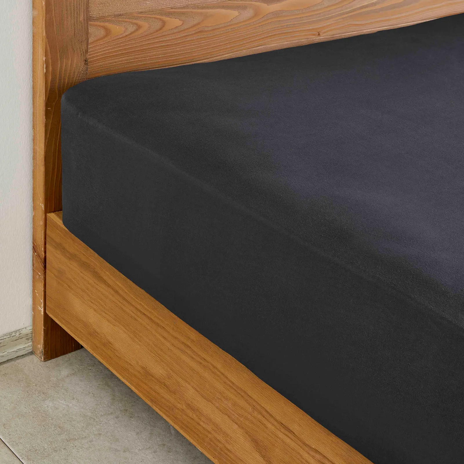 KH JERSEY FITTED SHEET ANTHRACITE DEU (140x200+30)