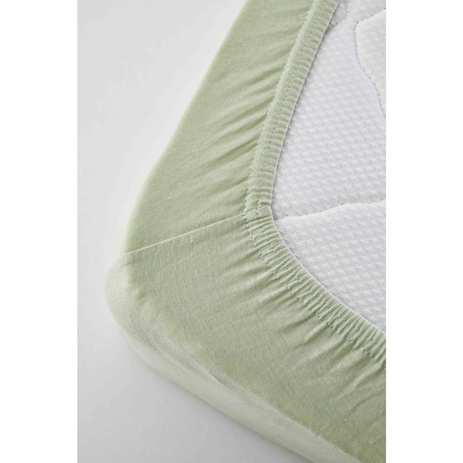KH JERSEY FITTED SHEET OLIVE GREEN DEU (100X200+30) - Image 3